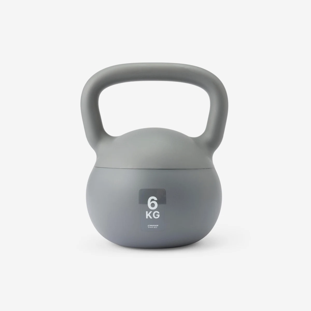 DOMYOS Domáci kettlebell 6 kg sivý 6kg · záber 1
