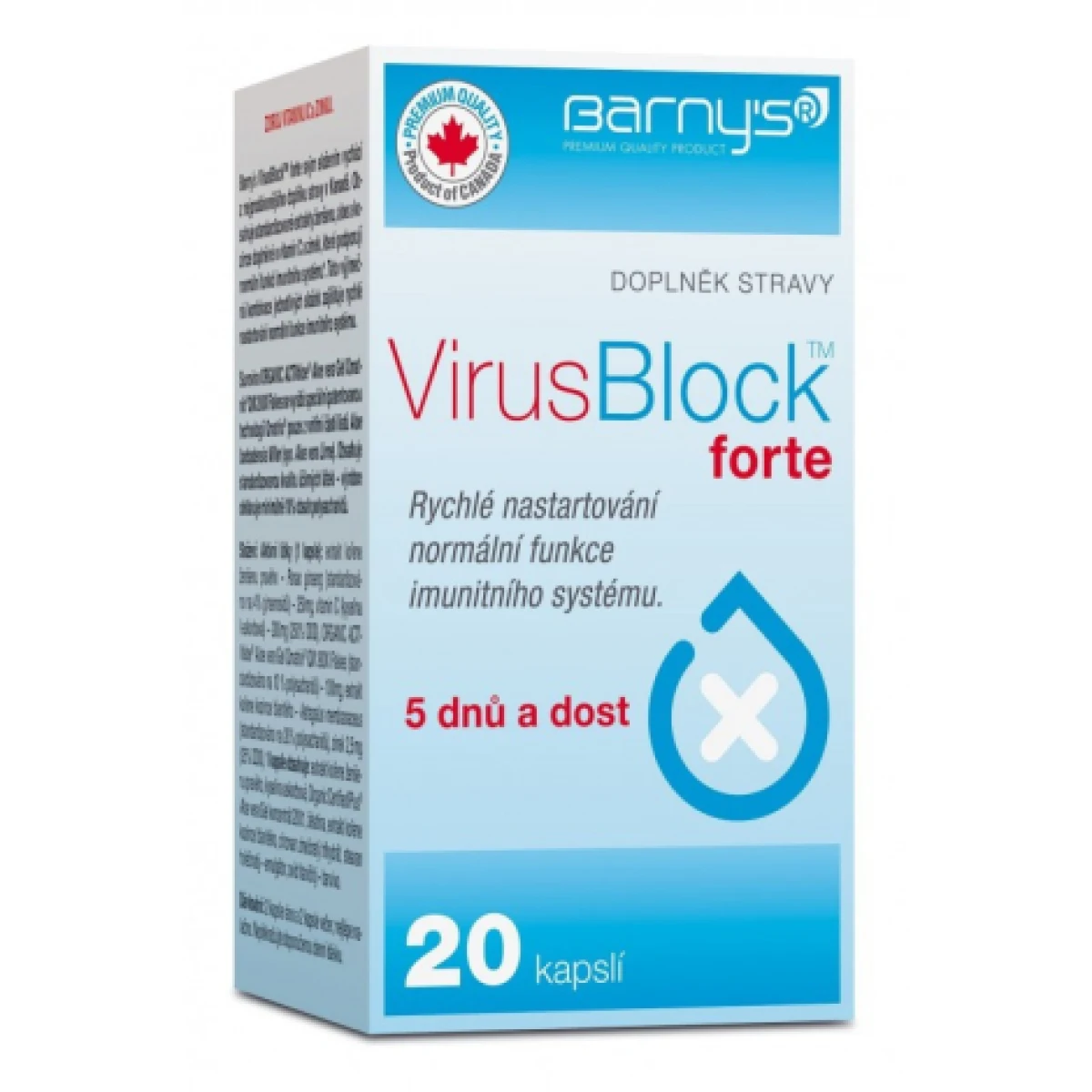 Barnys VirusBlock forte 20 cps · záber 1