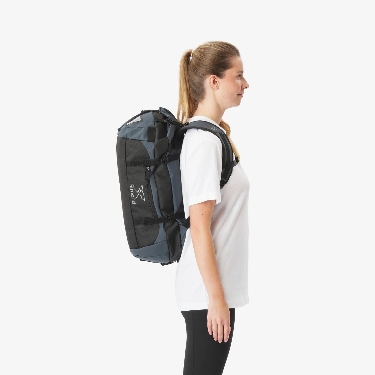 SIMOND Cestovná taška Duffel 500 Extend 30 - 40 l sivomodrá bez · záber 2