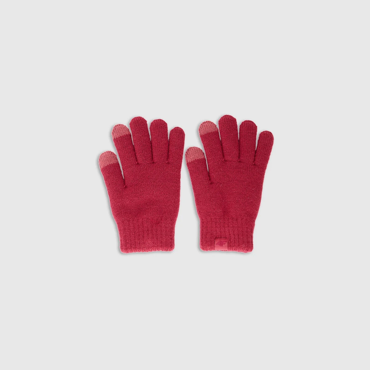 Dětské pletené rukavice Touch Screen - růžové · záber 1