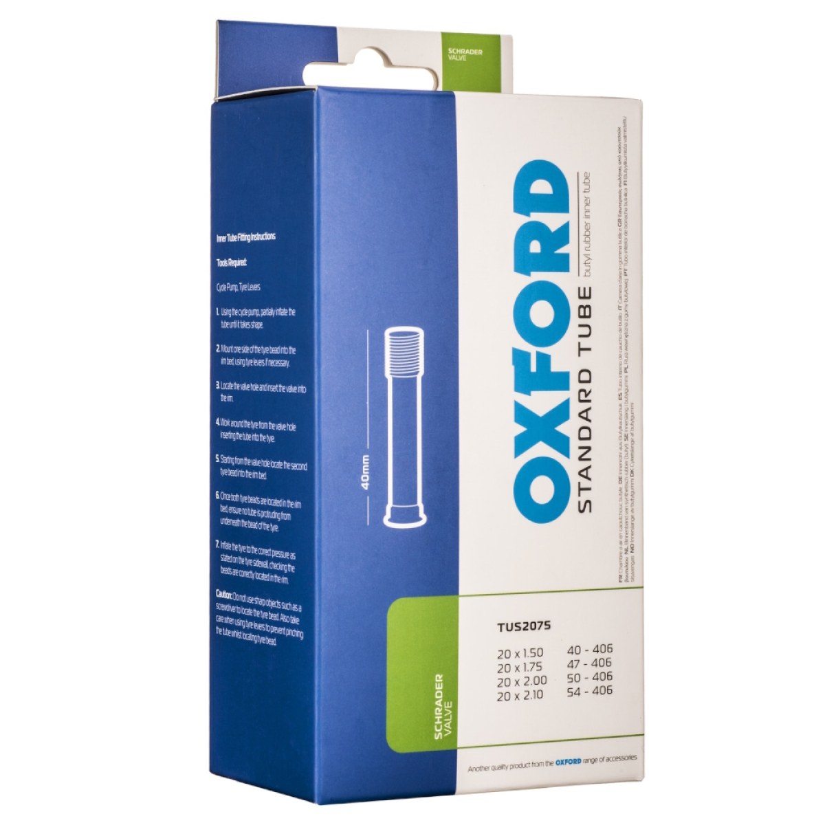 Oxford 20 x 1.5-2.1 (40/54-406) AV 40 mm · záber 1
