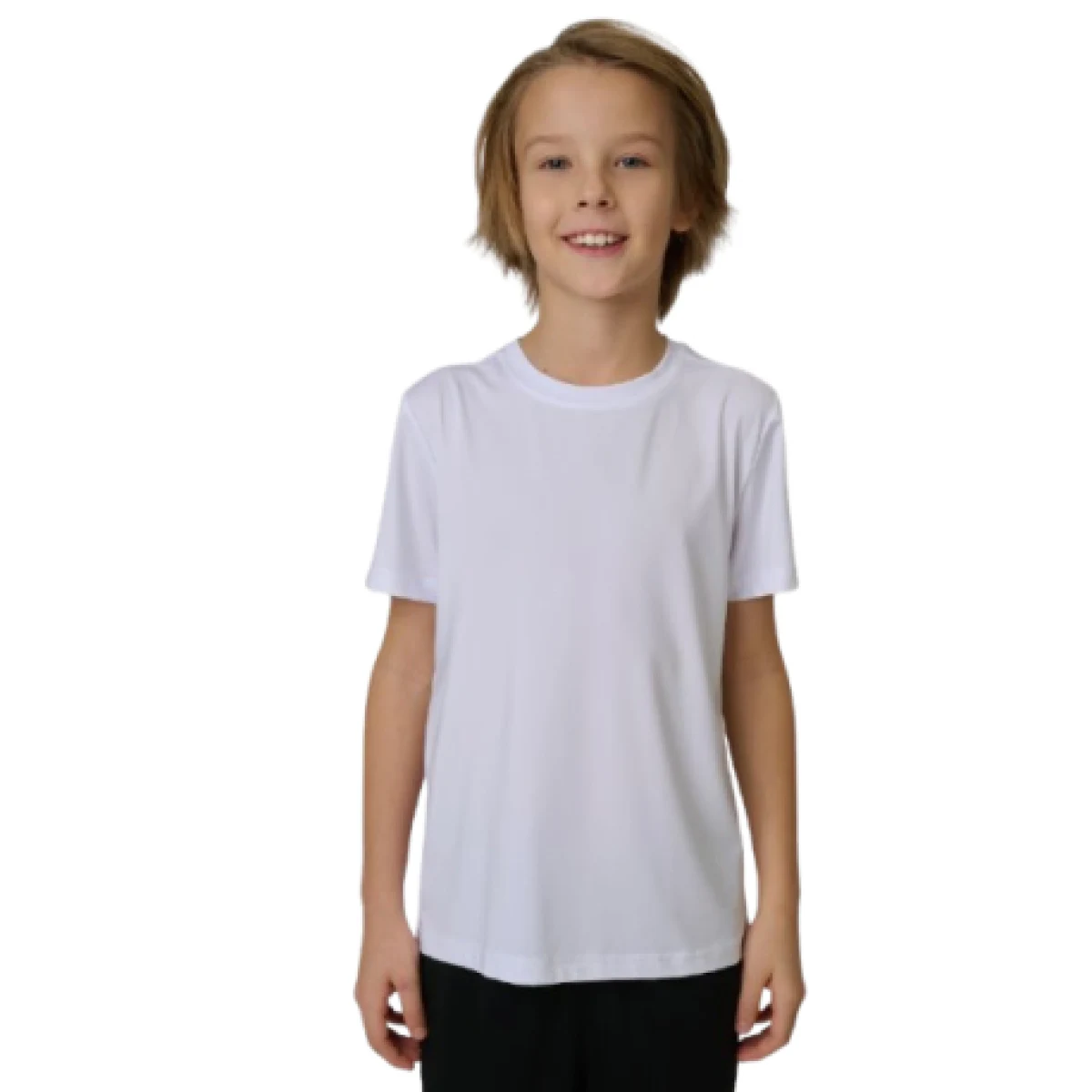Chlapčenské tréningové tričko s krátkym rukávom 4F JUNIOR TSHIRT FNK M1966-10S-WHITE · záber 1