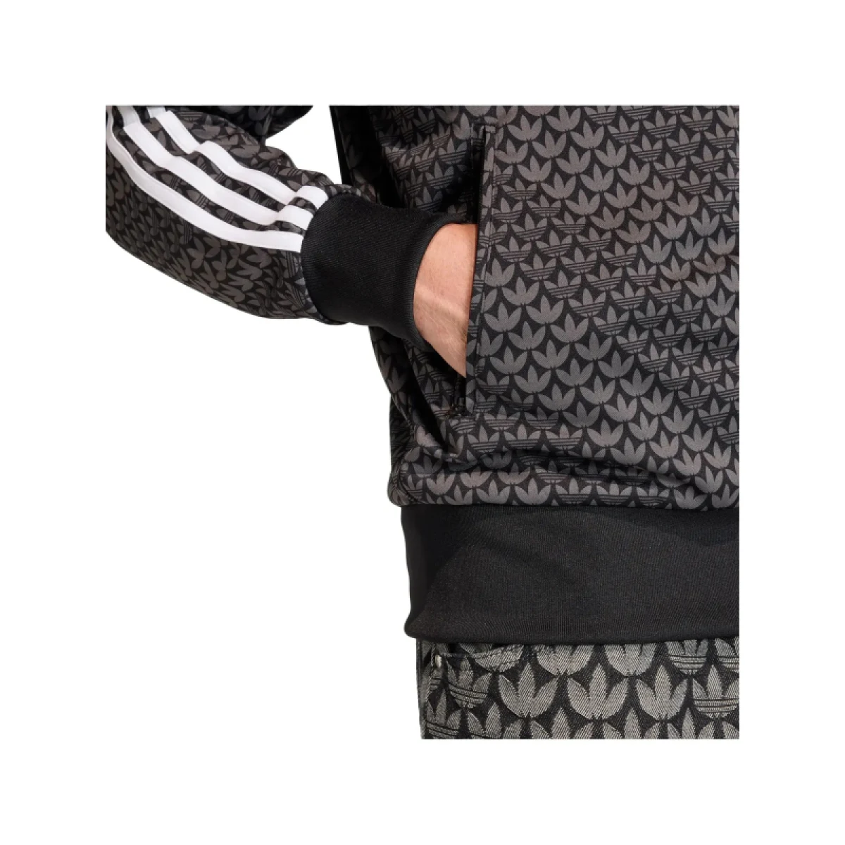 Pánska mikina so zipsom ADIDAS ORIGINALS FIREBIRD TT BLACK · záber 5