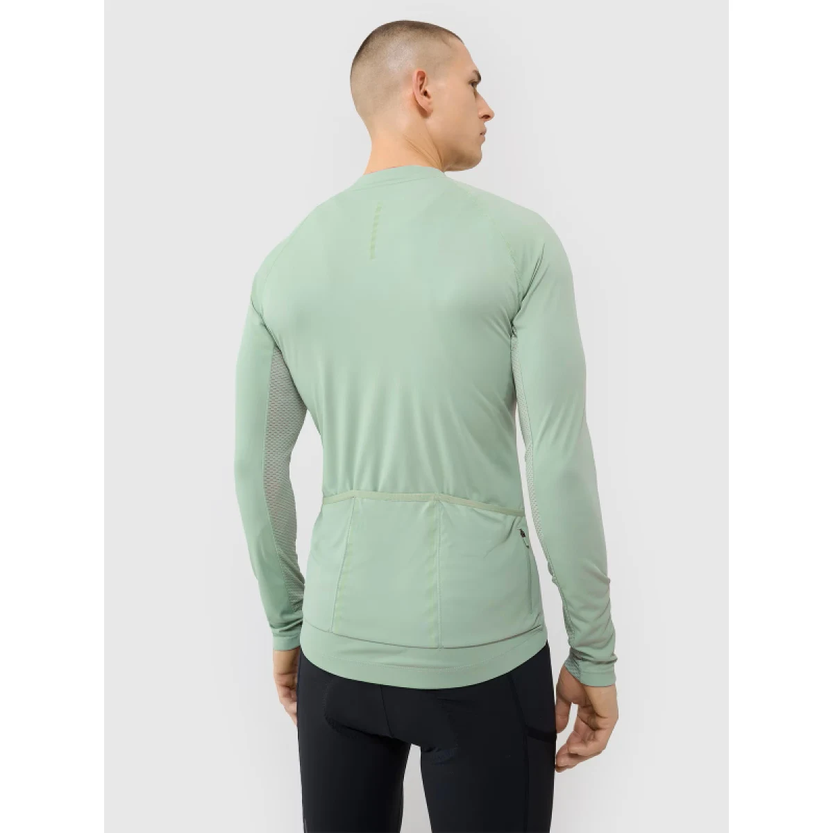 Pánské běžecké tričko s dlouhým rukávem 4F LONGSLEEVE FNK-WSS25TFLOM339-47S-MINT · záber 6