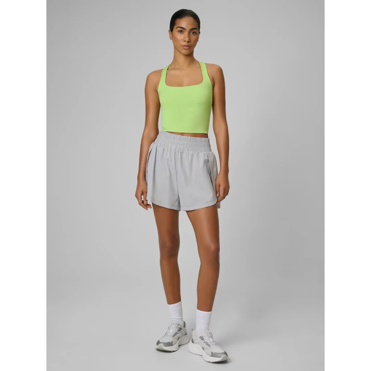 Dámský top s podprsenkou 4F SLEEVELESS FNK F0751-42S-LIGHT GREEN · záber 4