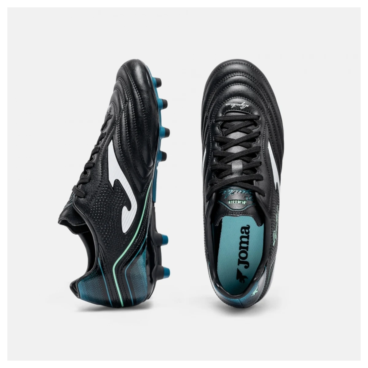 Pánske futbalové kopačky outdoorové JOMA Aguila 2601 M FG black · záber 3