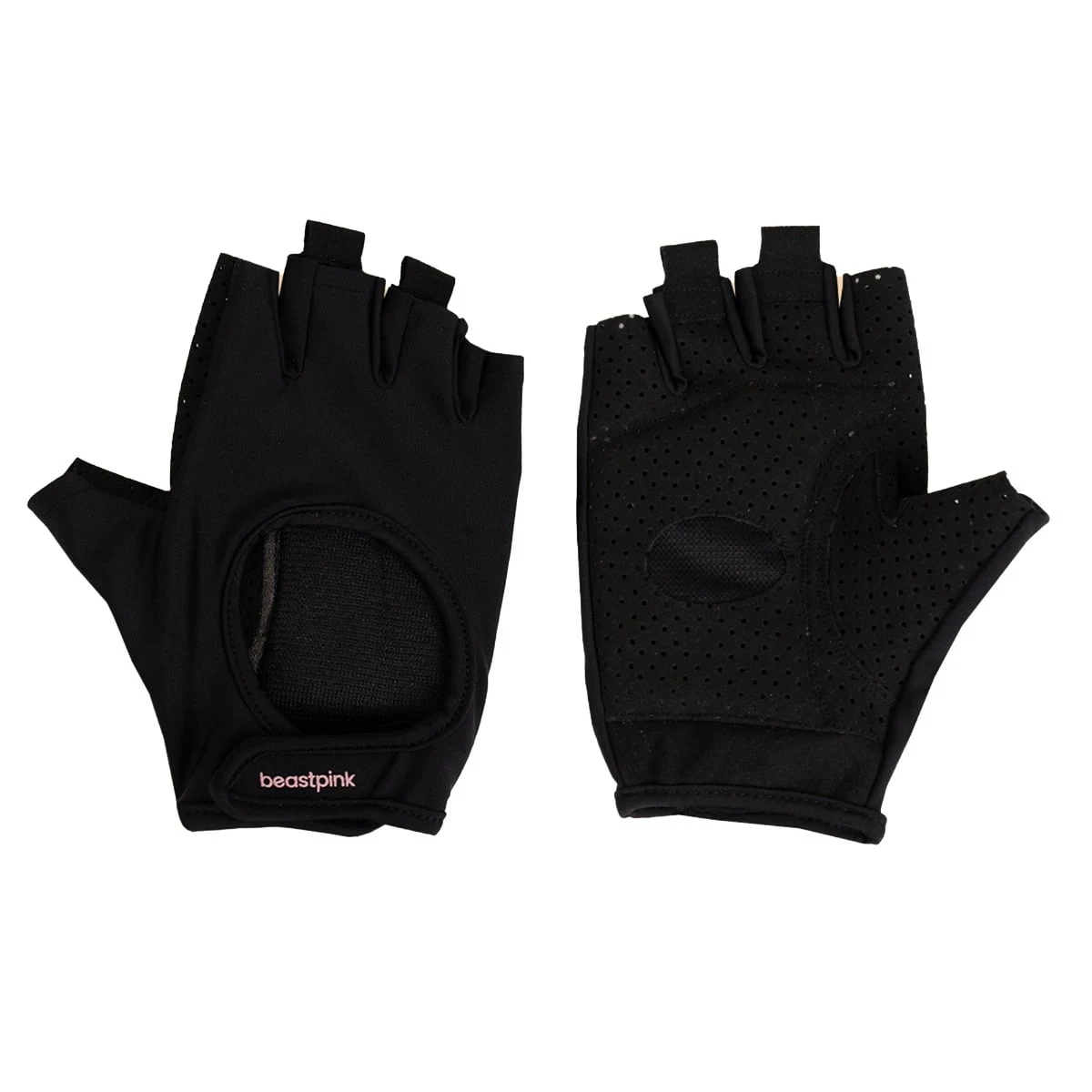 BeastPink Dámské fitness rukavice Hyper Black · záber 4