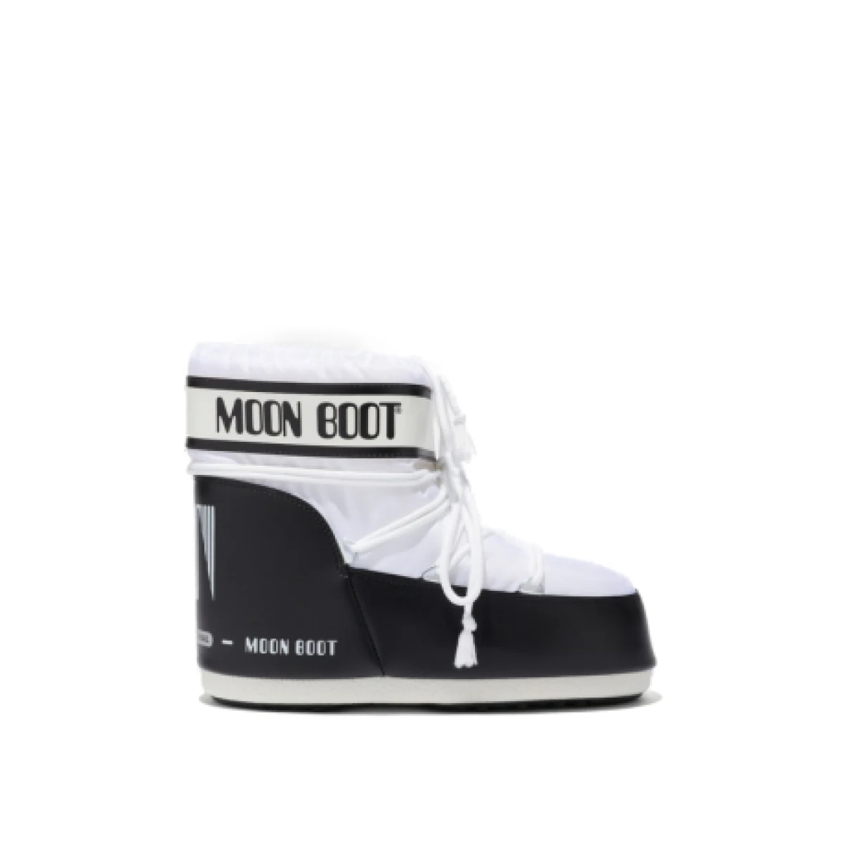 Dámske členkové zimné topánky MOON BOOT ICON LOW NYLON, 002 white · záber 1