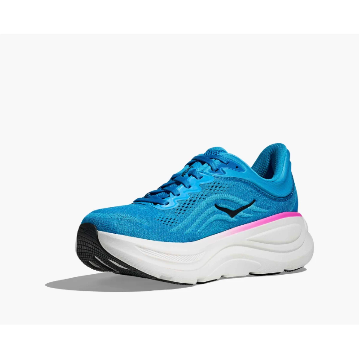 Dámska bežecká obuv HOKA Bondi 9 W skyward blue neon fuchsia · záber 4