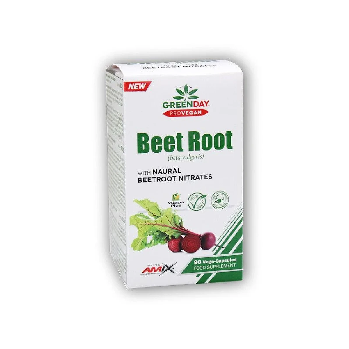 Amix GreenDay ProVEGAN Beet Root 90 Vcaps BOX · záber 1