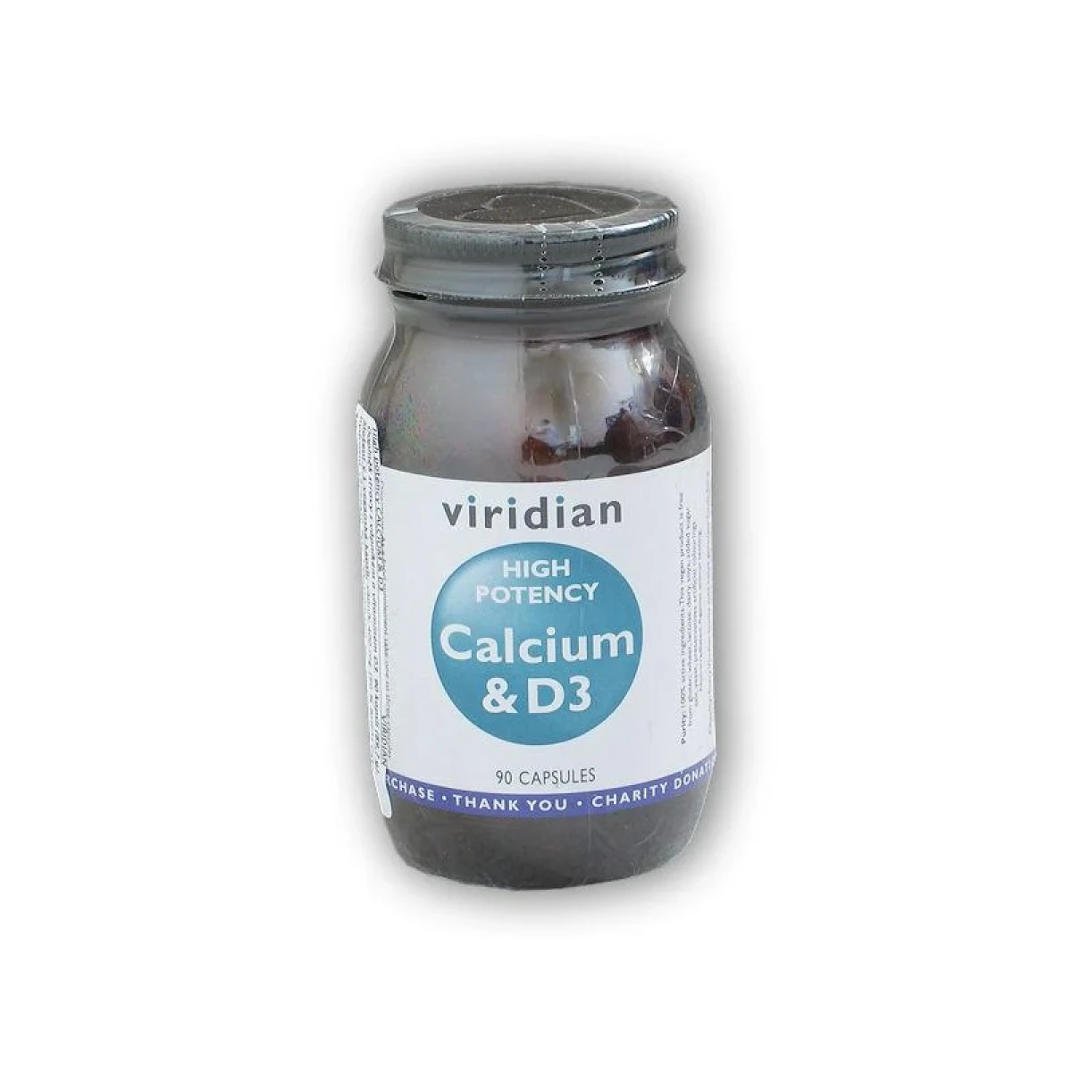 Viridian High Potency Calcium,D3 90cps · záber 1