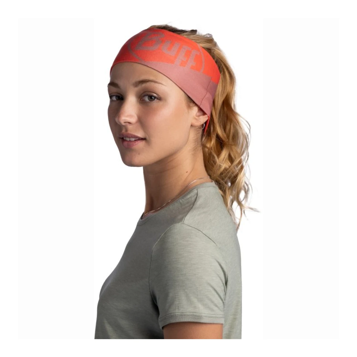 Čelenka BUFF COOLNET UV® WIDE HEADBAND ARTHY NECTARINE · záber 3