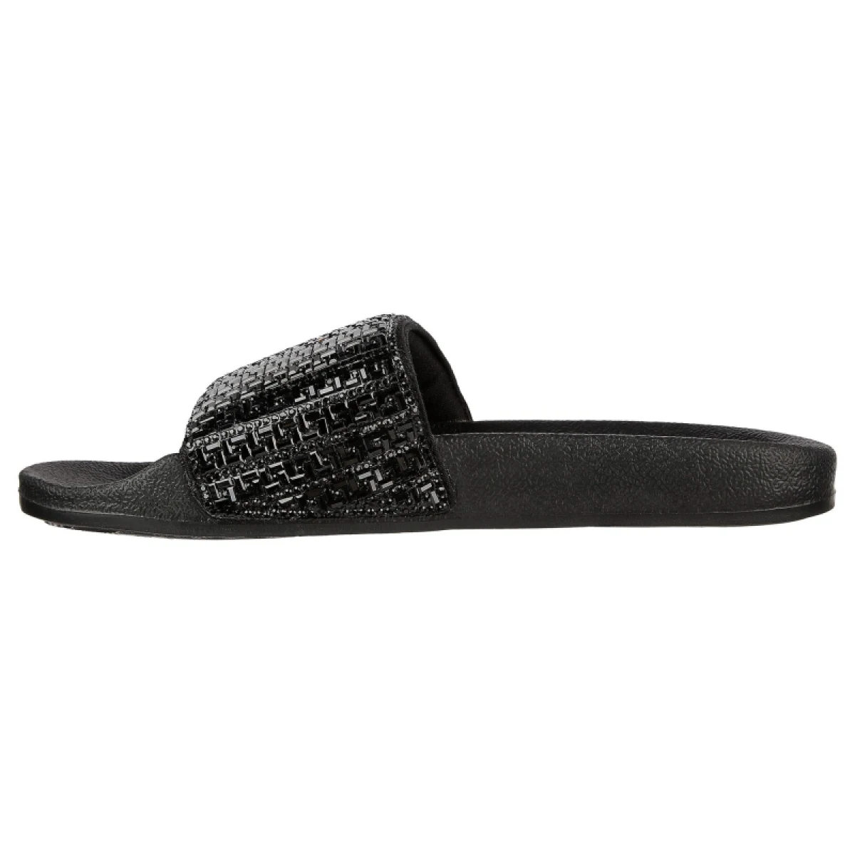 Dámské pantofle (plážová obuv) SKECHERS Pops Up New Spark W black · záber 3