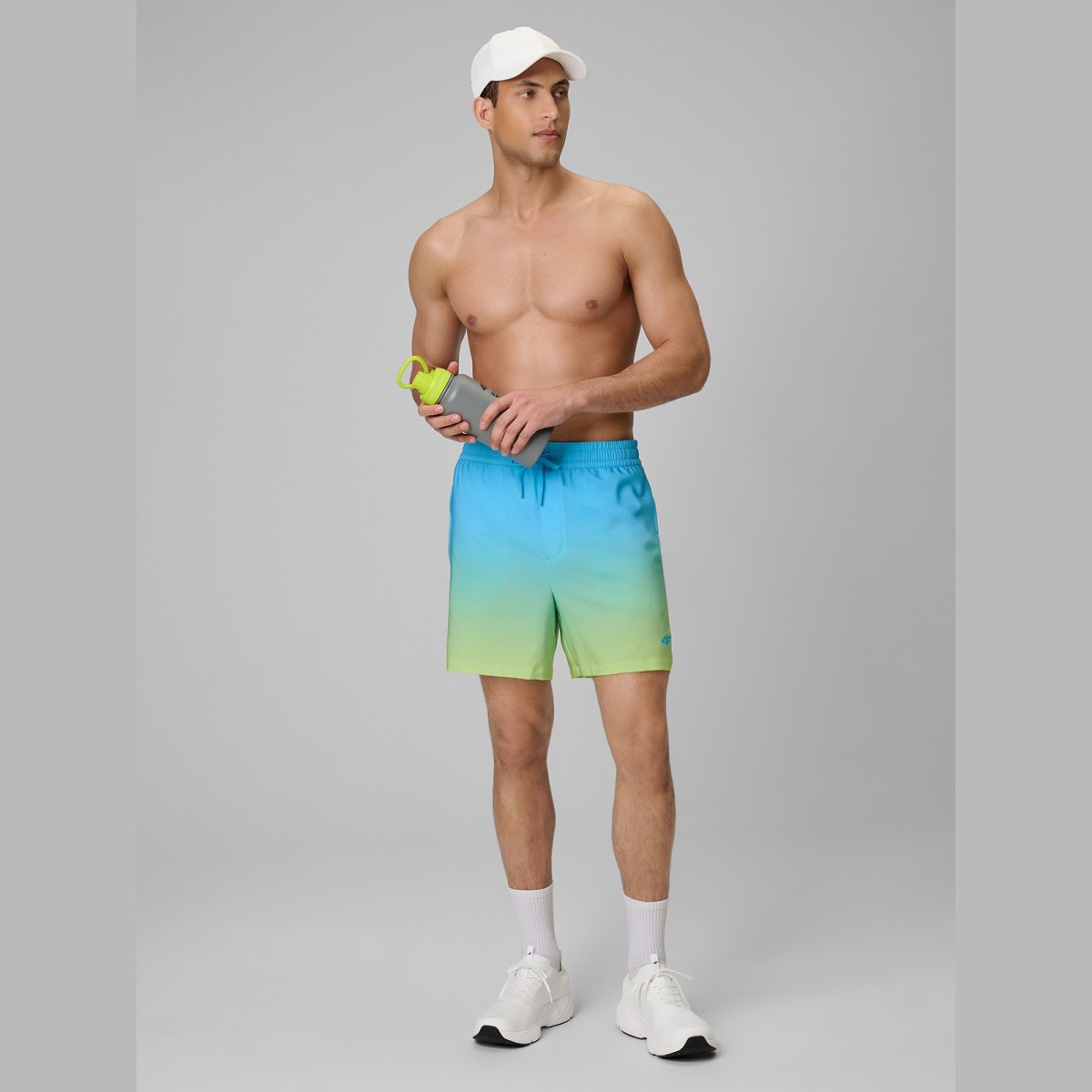 Pánske plážové boardshorty - modré · záber 5