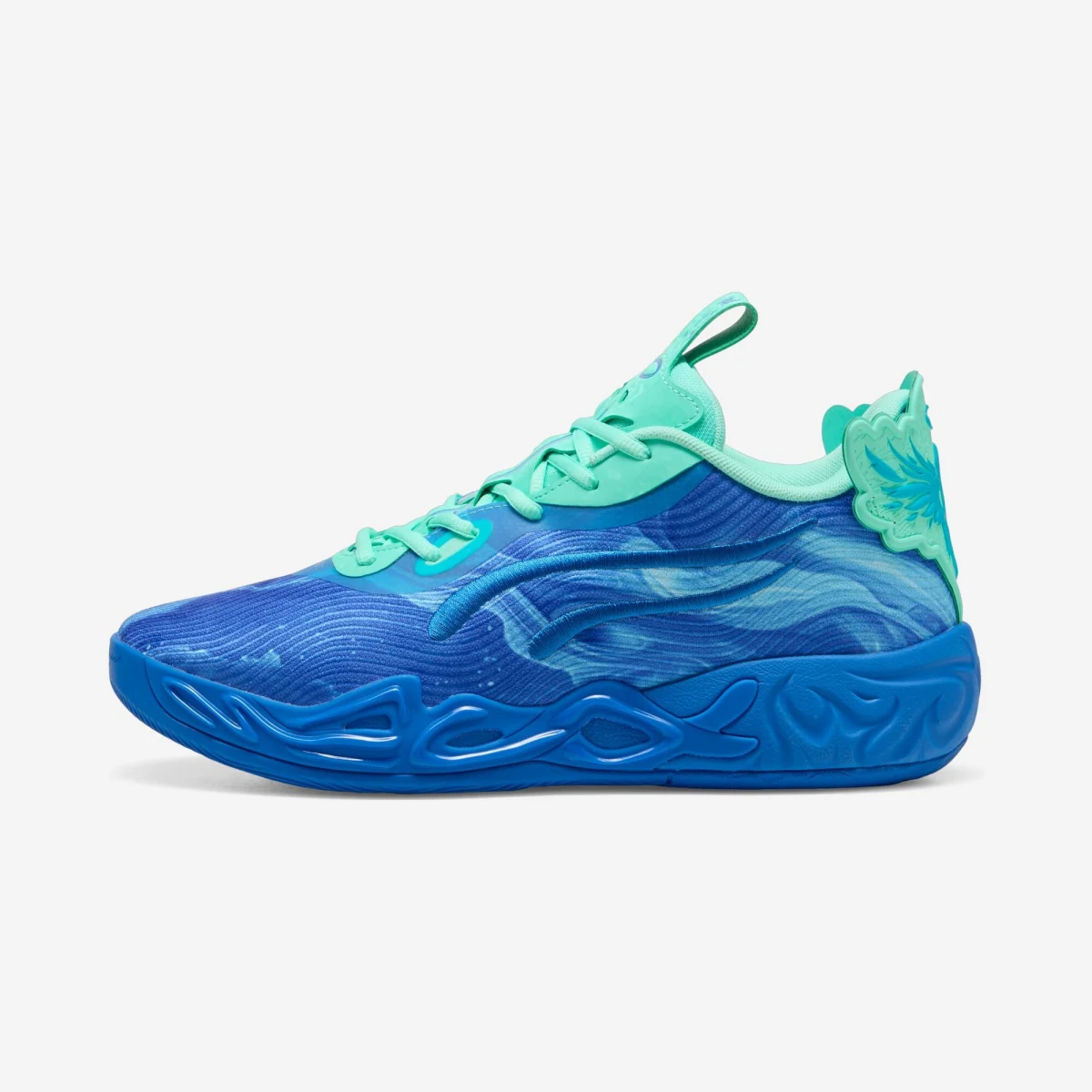 PUMA PUMA MB04 Low basketbalová obuv modrá 43 · záber 1