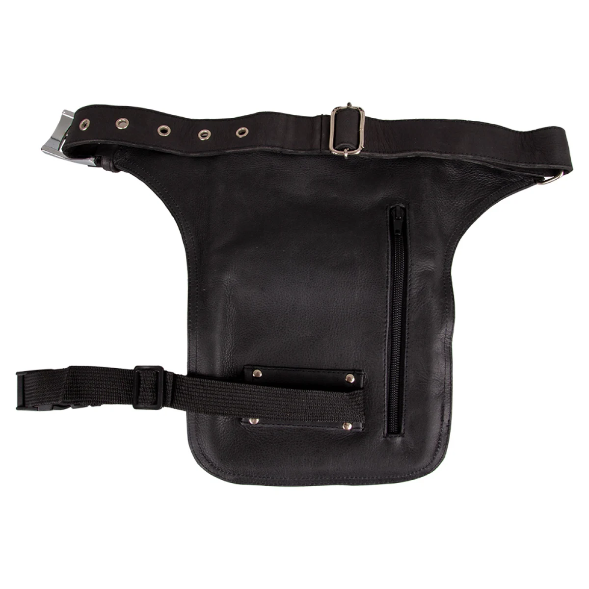 W-TEC Black Heart Devil Skull Black Leather · záber 2
