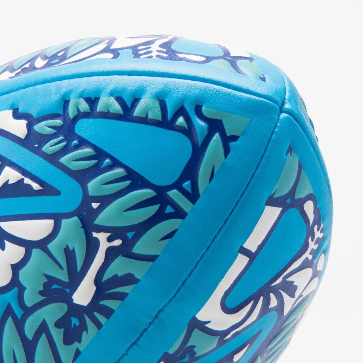 KIPSTA Lopta na plážové ragby Beach Tropical R100 Midi – modro-biela 1 · záber 2