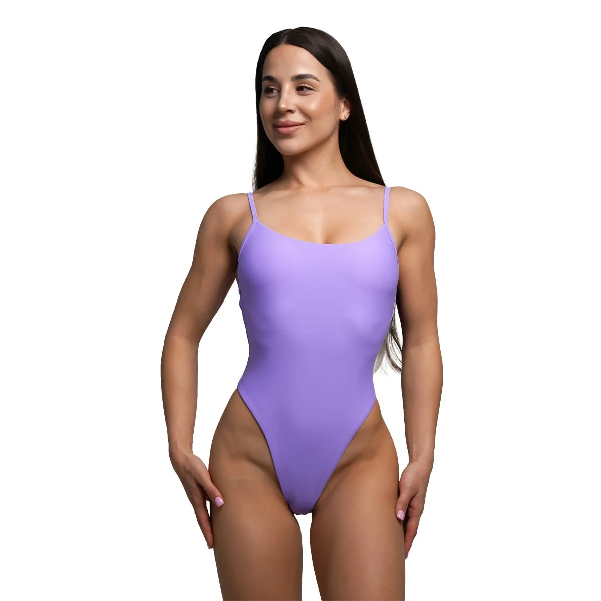 GymBeam Jednodílné plavky ARUBA Lilac - Velikost: XS | Barva: Fialová | Hmotnost: 0,13 kg · záber 5