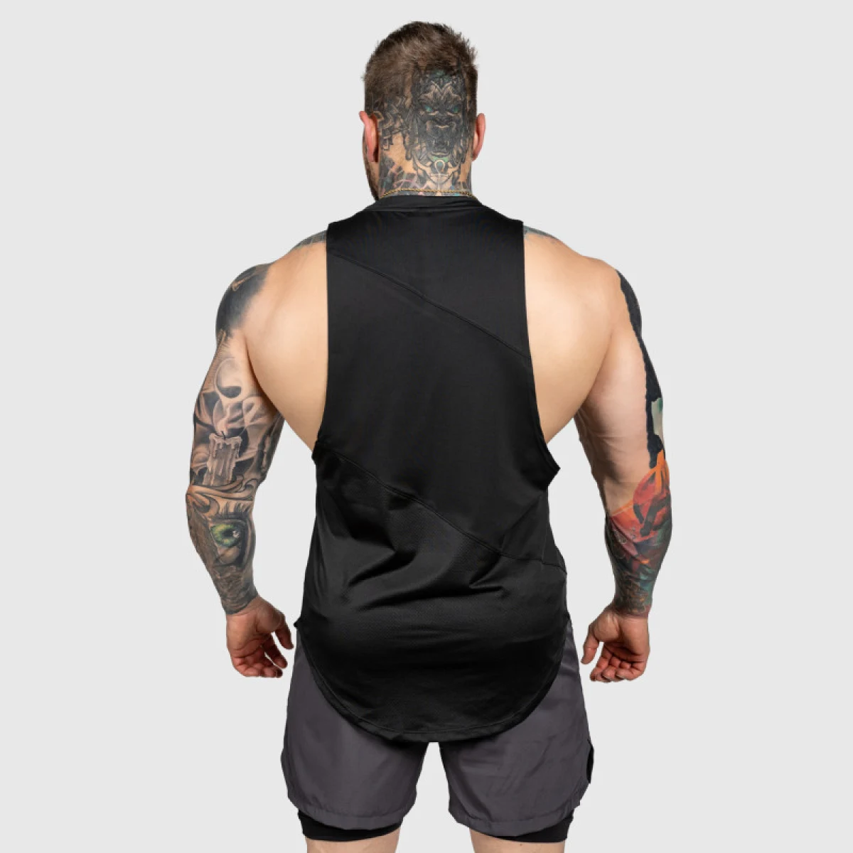 Tréningové tielko Iron Aesthetics Gym Tank, čierne · záber 2