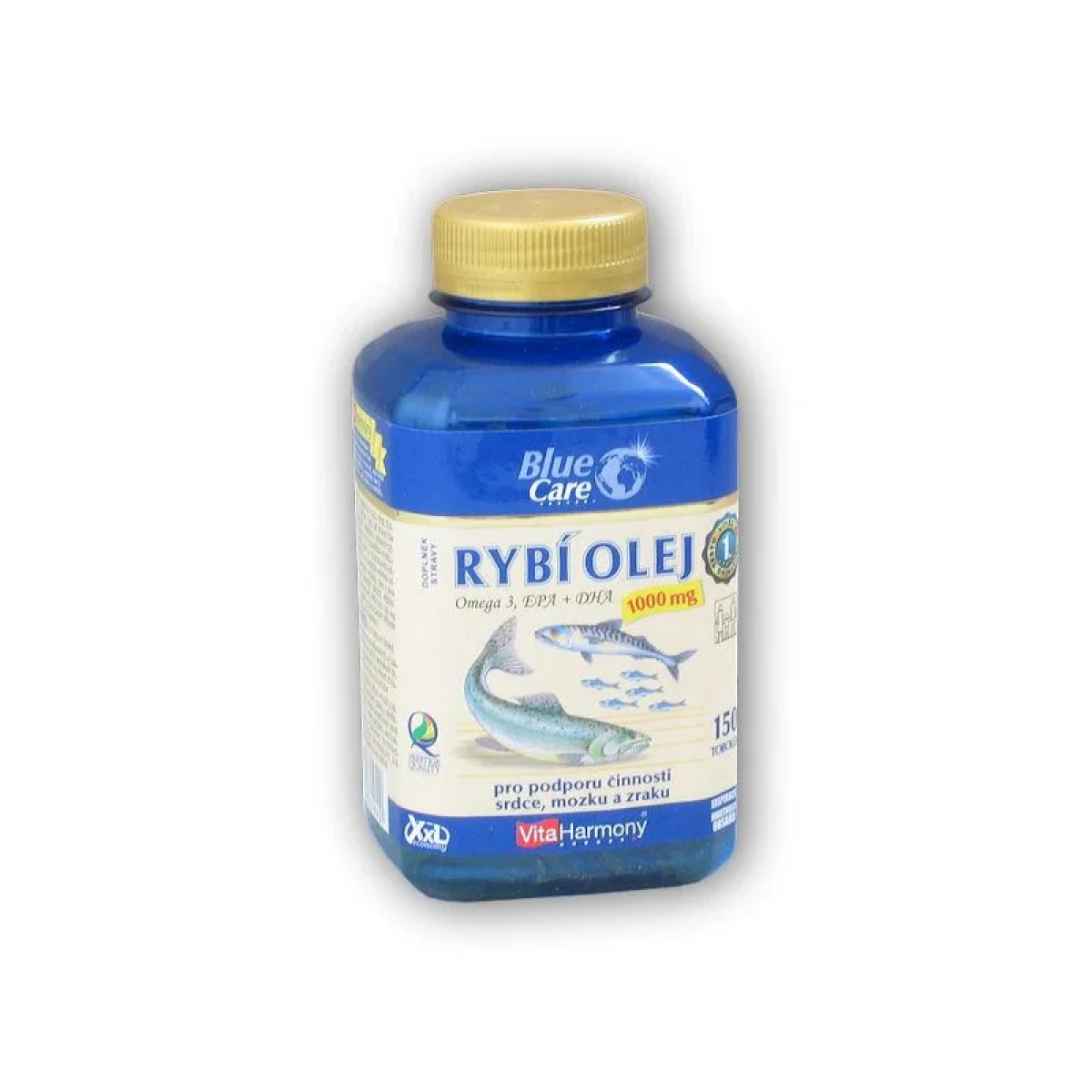 VitaHarmony Rybí olej Omega 3 1.000mg 150 tobolek · záber 1