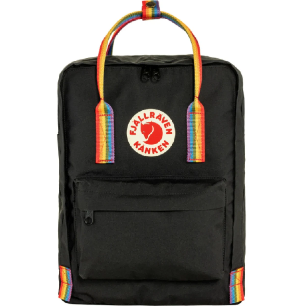 Batoh FJALLRAVEN Kanken - rainbow black rainbow pattern · záber 1