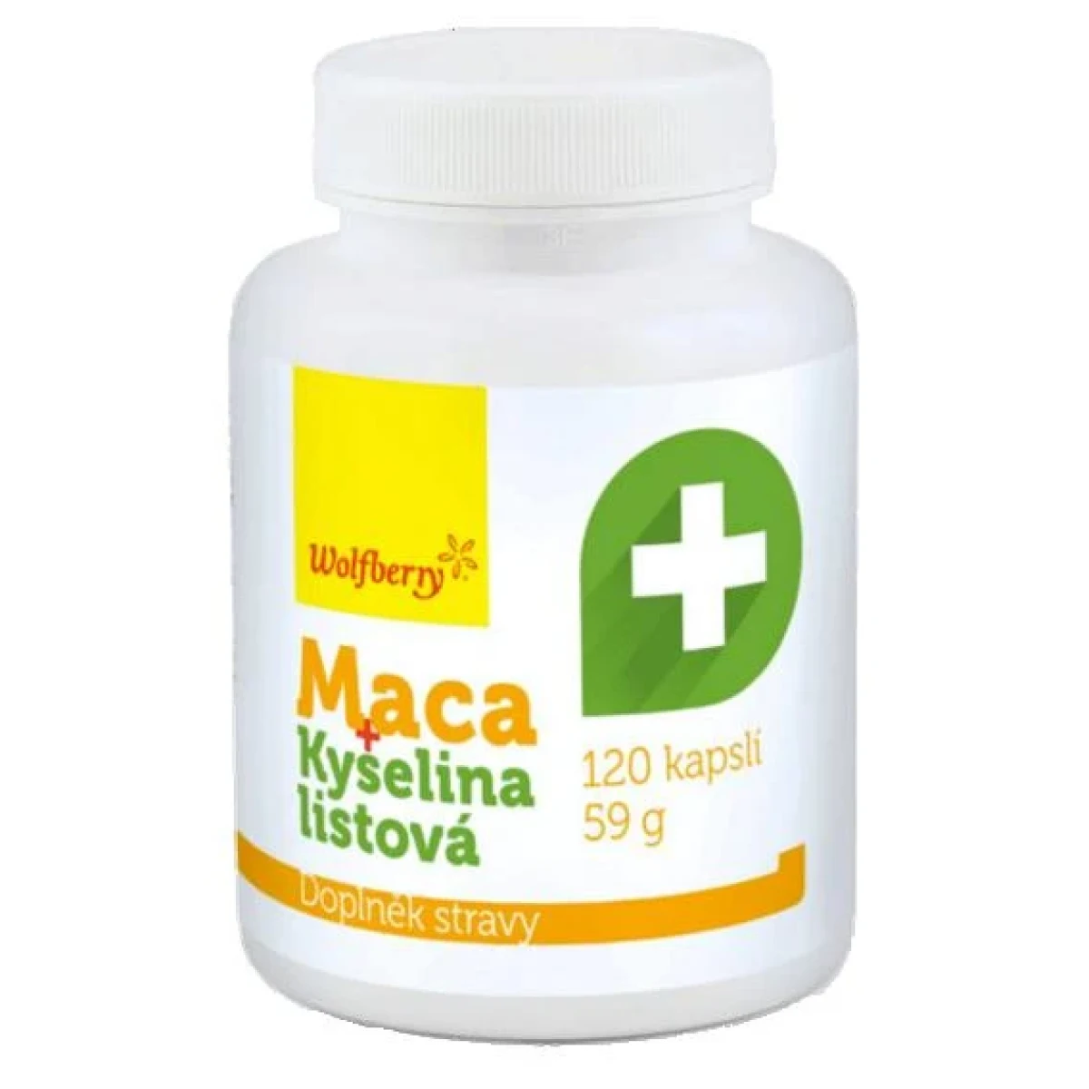 Wolfberry Maca extrakt + Kyselina listová 120 kapslí · záber 1