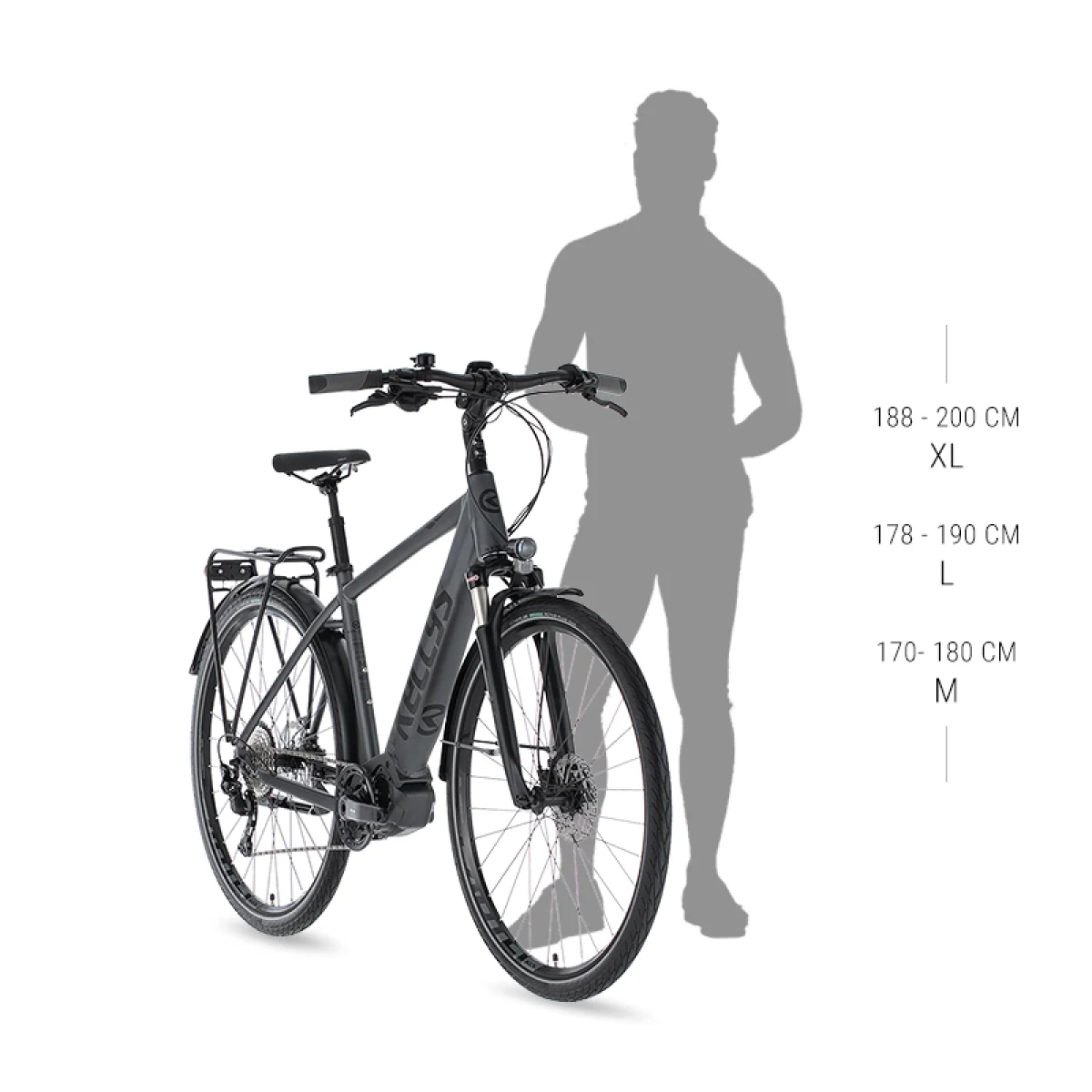 Kellys E-Carson 30 28" - model 2021 Grey - M (18", 170-180 cm) · záber 3