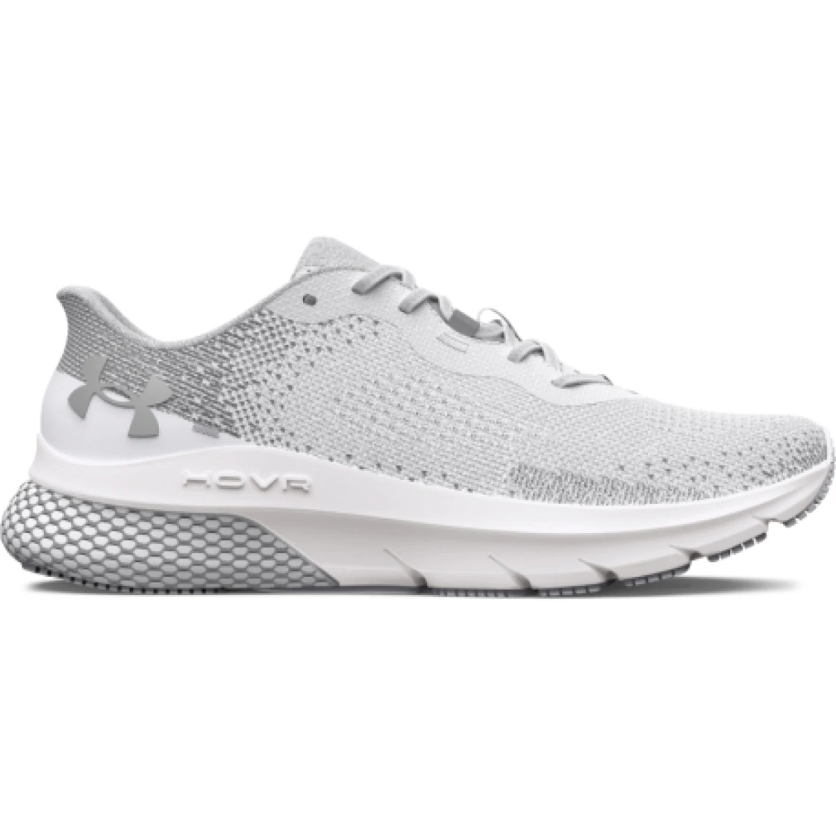 Dámská běžecká obuv UNDER ARMOUR UA W HOVR Turbulence 2 white white metallic silver · záber 1