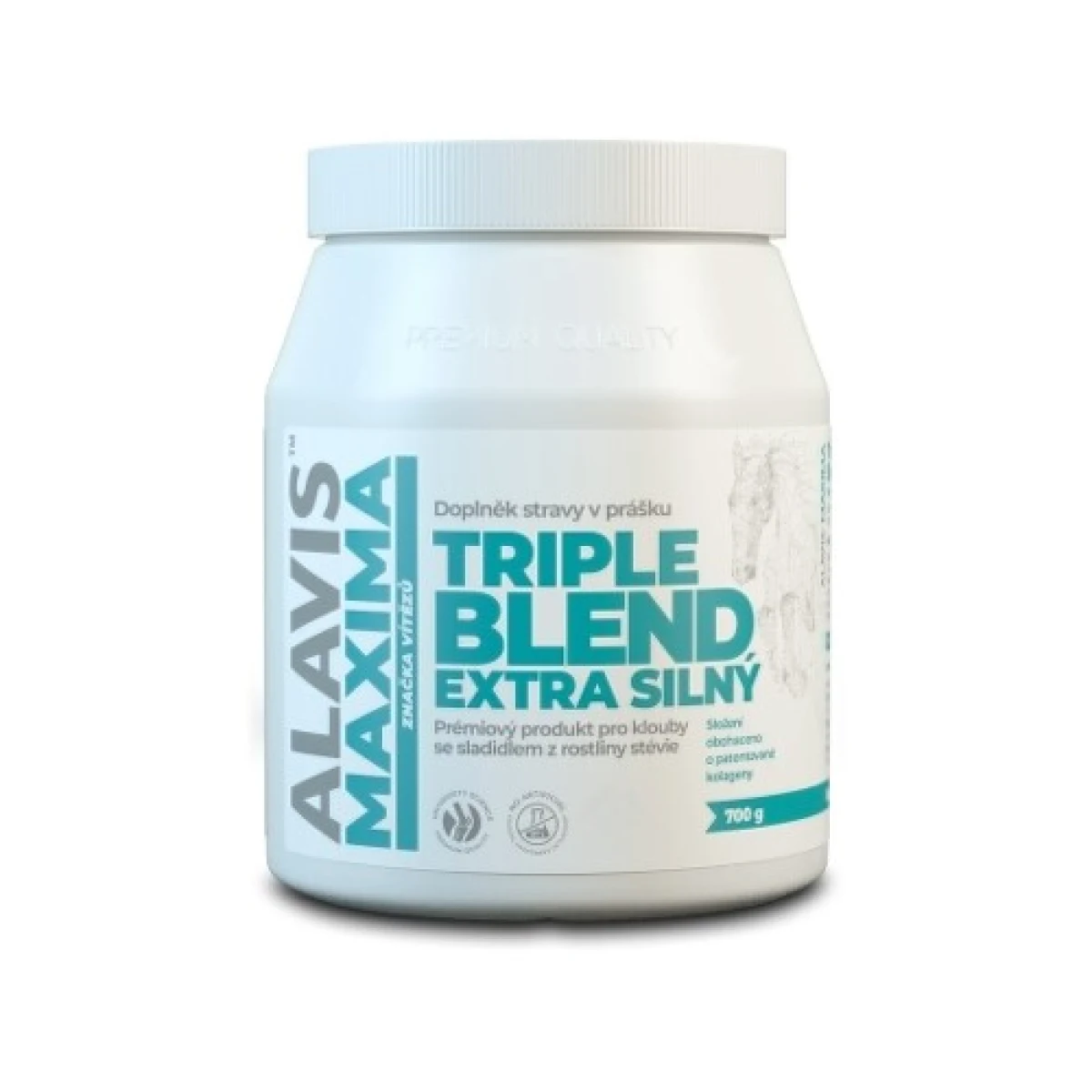 ALAVIS Maxima triple blend extra silný s arómou a sladidlom 700 g · záber 1