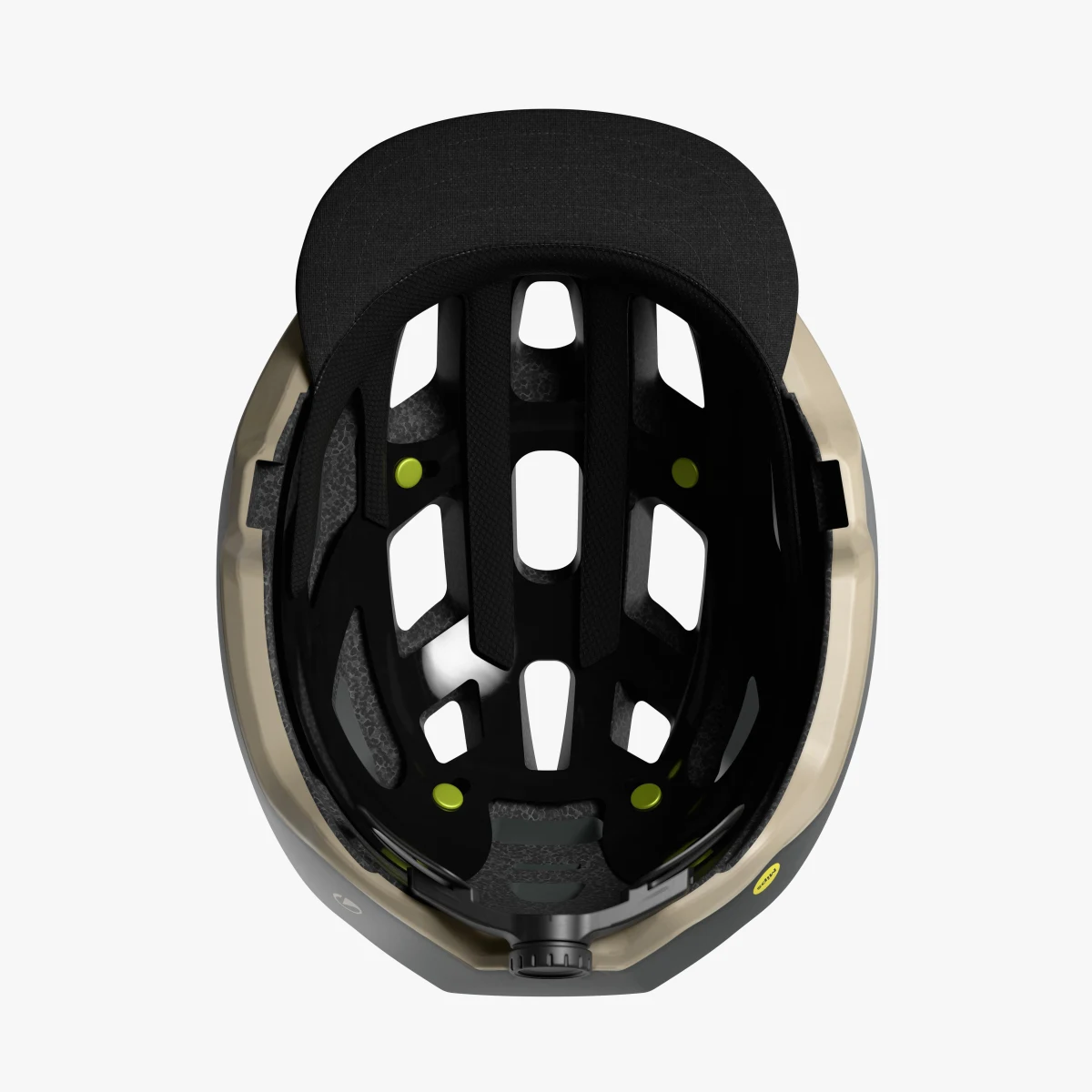 ROCKRIDER Prilba na horskú cyklistiku EXPL 540 MIPS zeleno-béžová M · záber 2