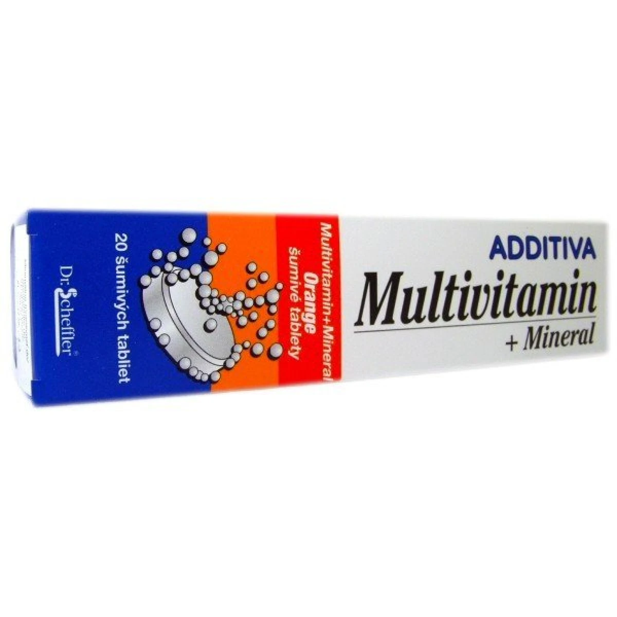 Additiva multivit.+mineral pomeranč šum. tabliet 20 · záber 1