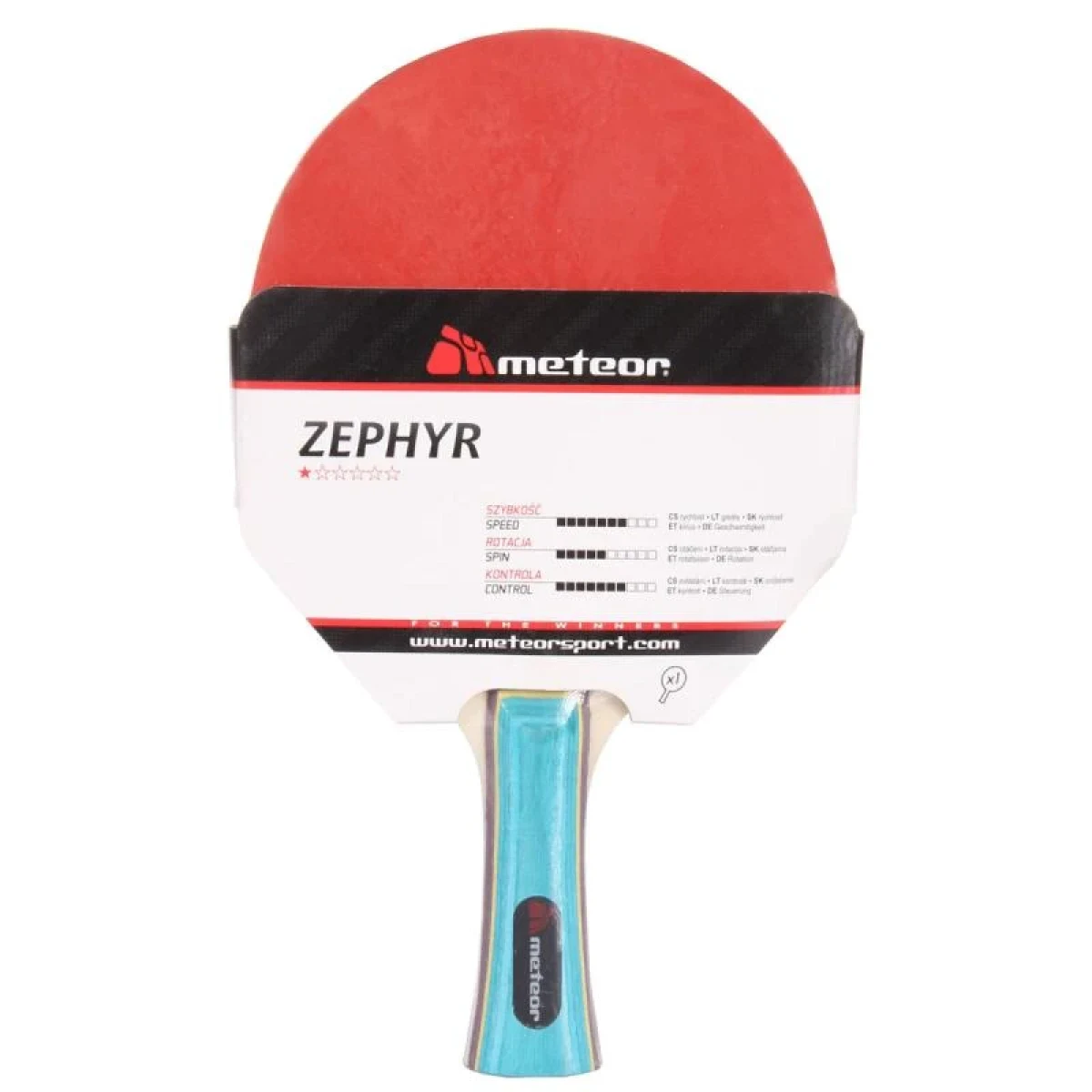 Meteor Zephyr pálka na stolní tenis · záber 1
