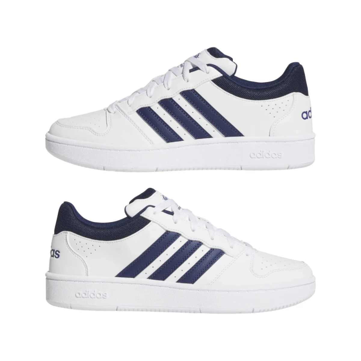 Pánska rekreačná obuv ADIDAS Hoops Classic M cloud white dark blue orbit grey · záber 4