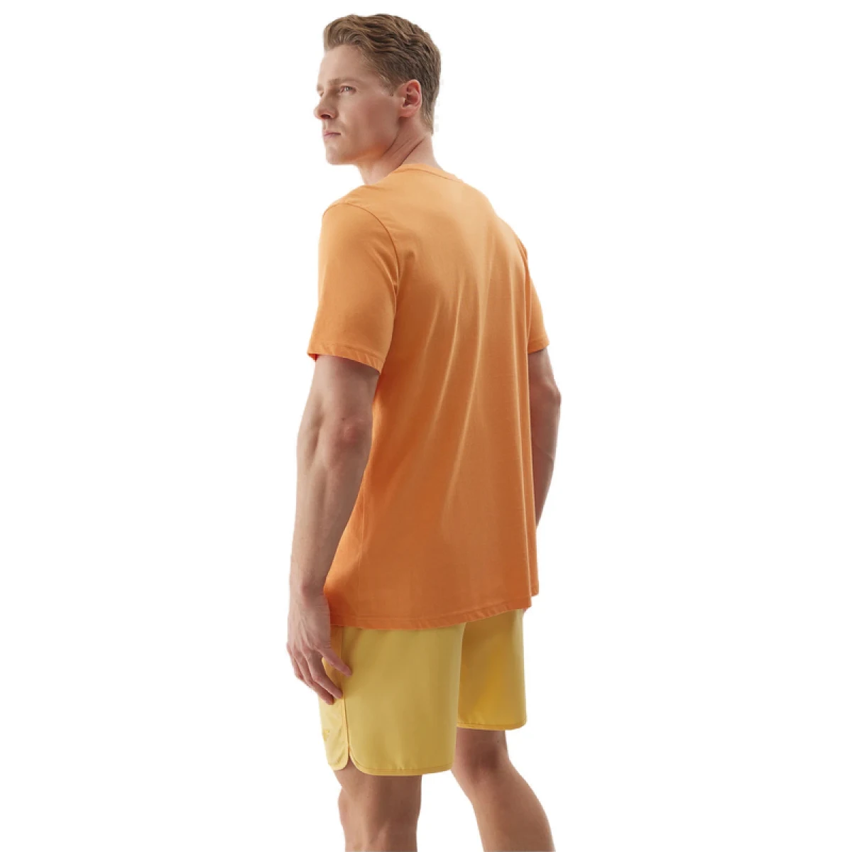 Pánske plavky 4F BOARD SHORTS-WSS24UBDSM092-71S-YELLOW · záber 3