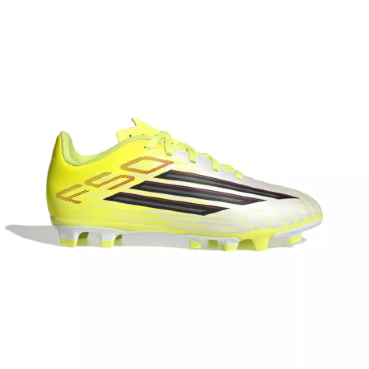Chlapčenské futbalové kopačky outdoorové ADIDAS F50 Club Jr FG MG team solar yellow 2 core black lucid red · záber 1