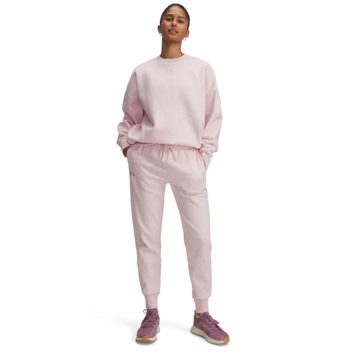 Női bélelt melegítőnadrágok UNDER ARMOUR UA Rival Fleece Jogger · záber 3
