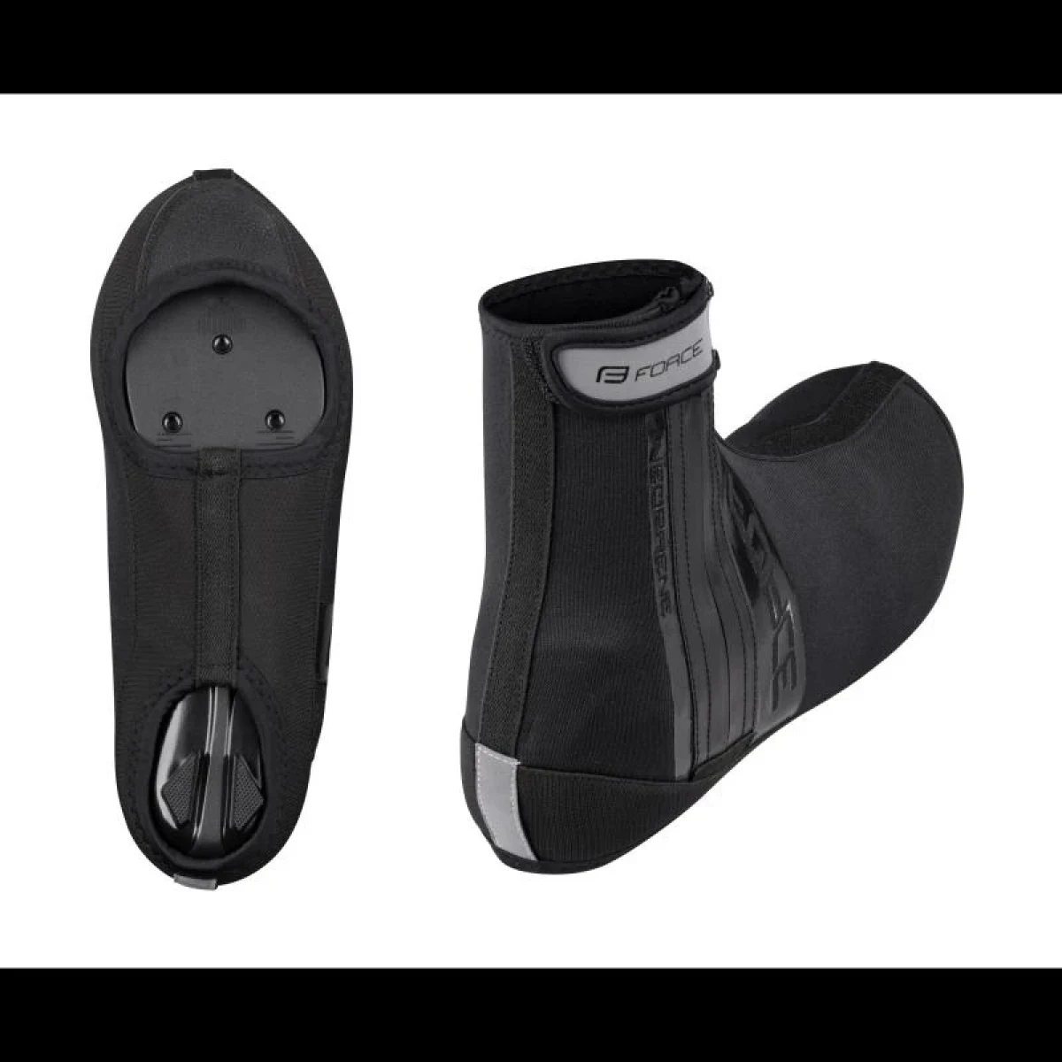 Force NEOPRENE černé návleky treter - Barva: Čierna · záber 1