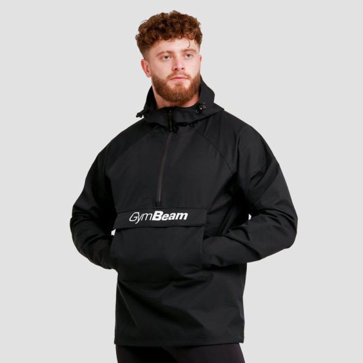 GymBeam Pánska bunda Rain Smock Black XXLXXL · záber 1