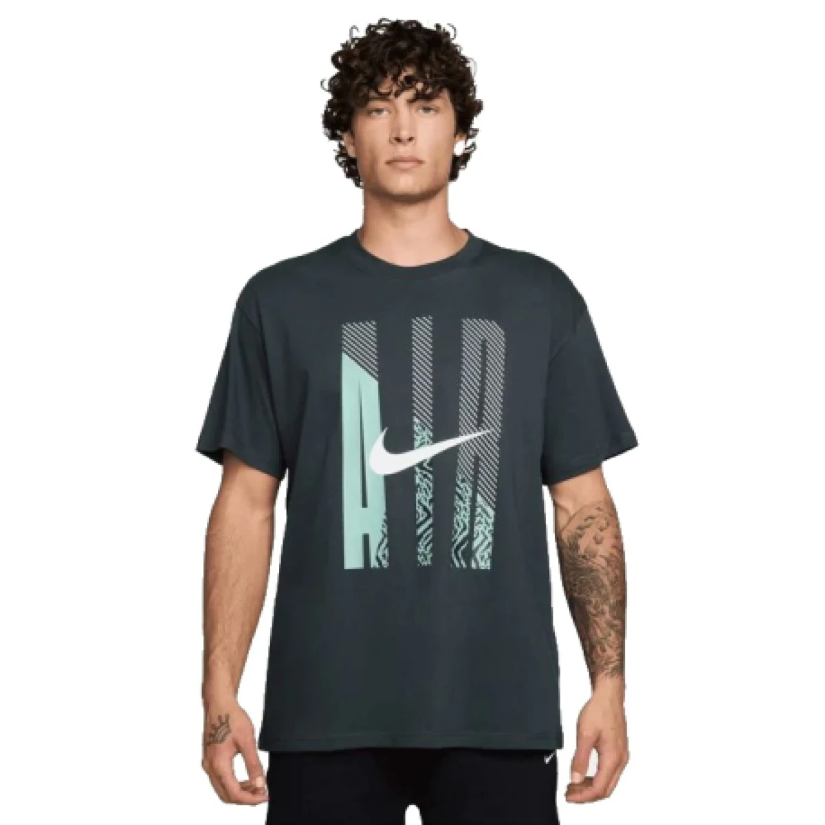 Pánske tričko s krátkym rukávom NIKE M NSW TEE M90 AIR HO25 SEAWEED · záber 1