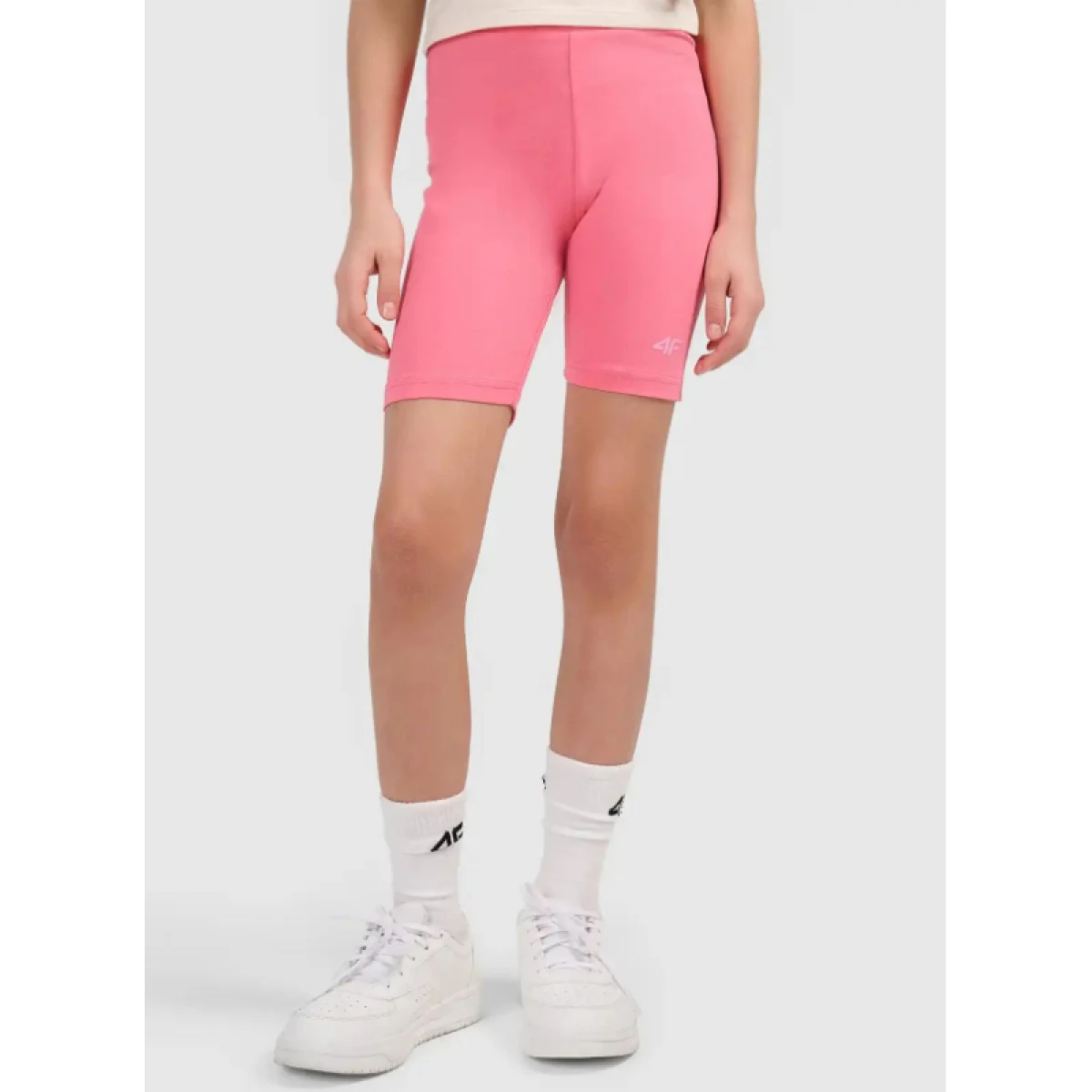 Dievčenské kraťasy 4F JUNIOR SHORT TIGHTS CAS F028-54S-PINK · záber 2