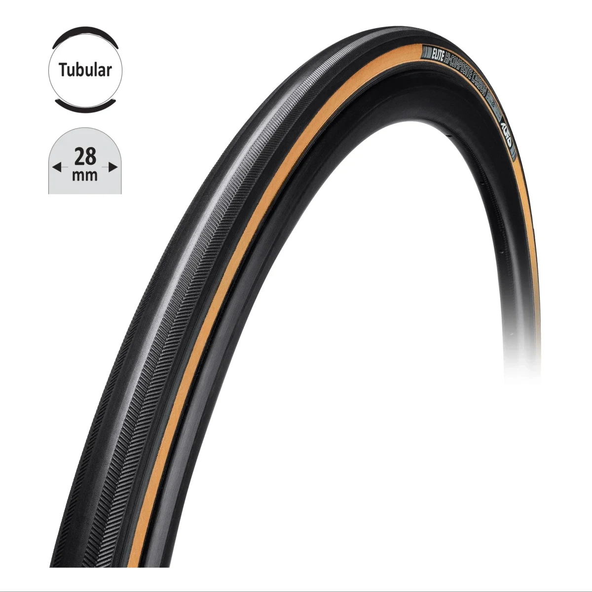 Tufo Galuska ELITE HiCC carbon 28 črn-béž 28"/28mm · záber 1