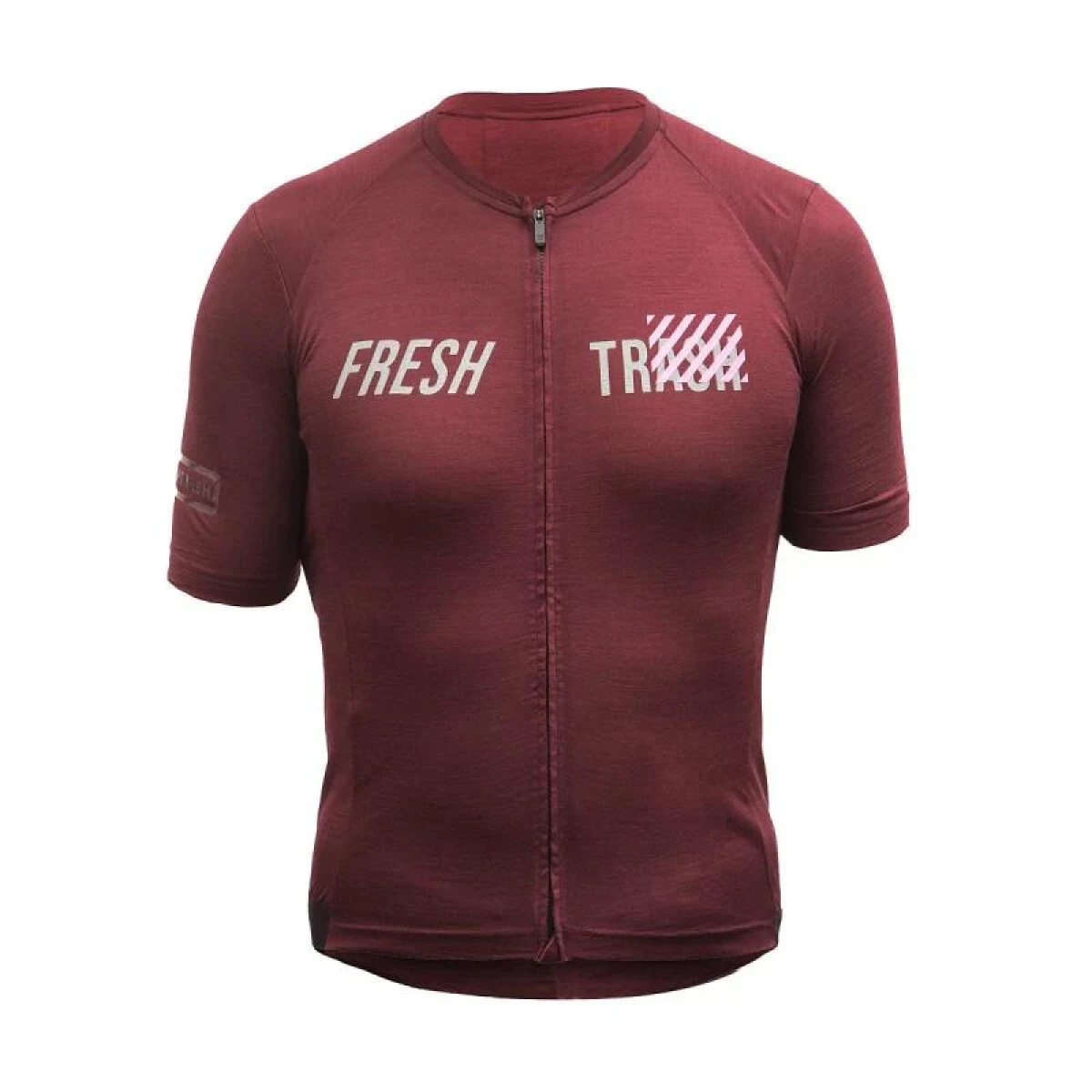 Fresh Trash MEN'S LITE MERINO - Velikost: M | Barva: Červená · záber 2