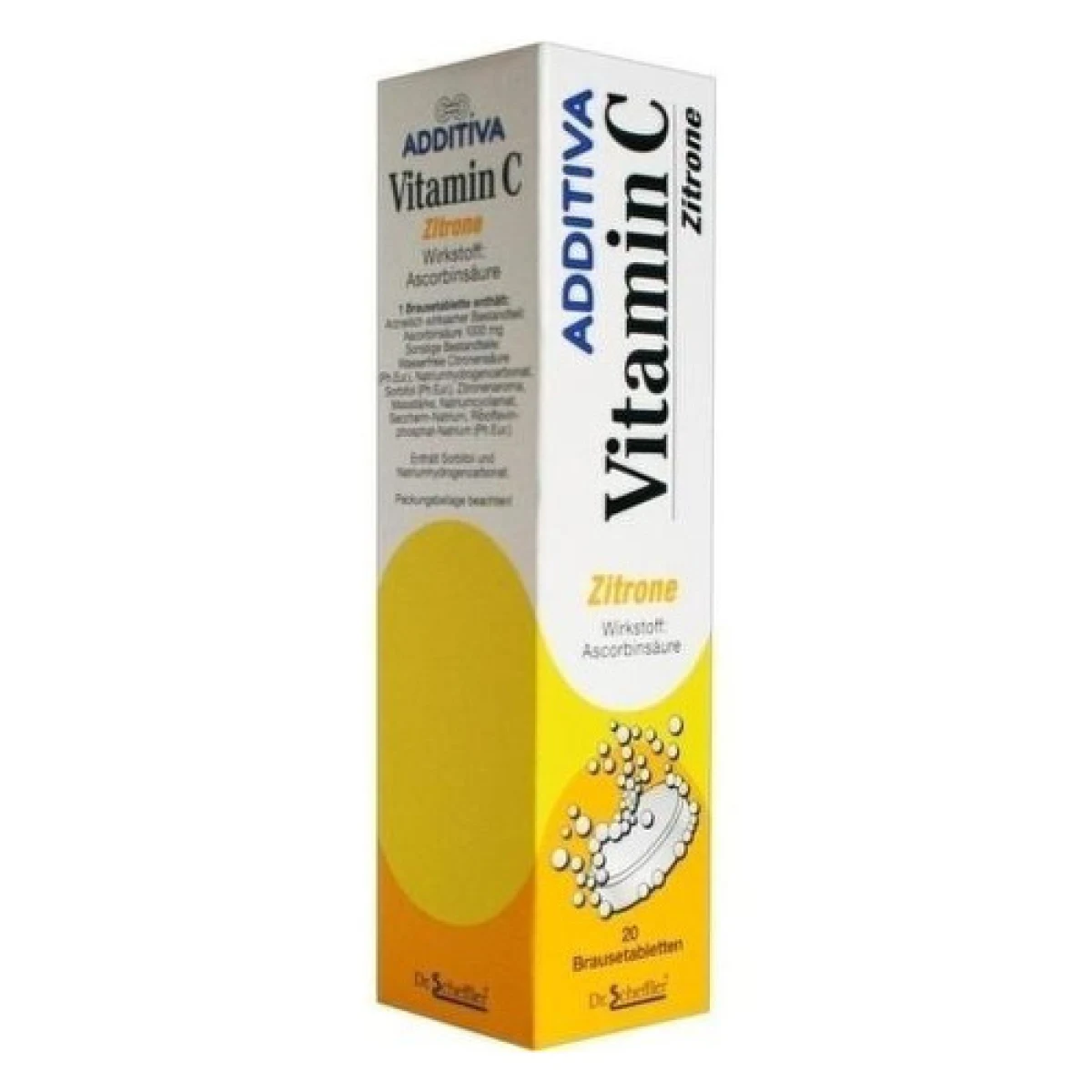 ADDITIVA Vitamín C 1000 mg 20 šumivých tabliet · záber 1