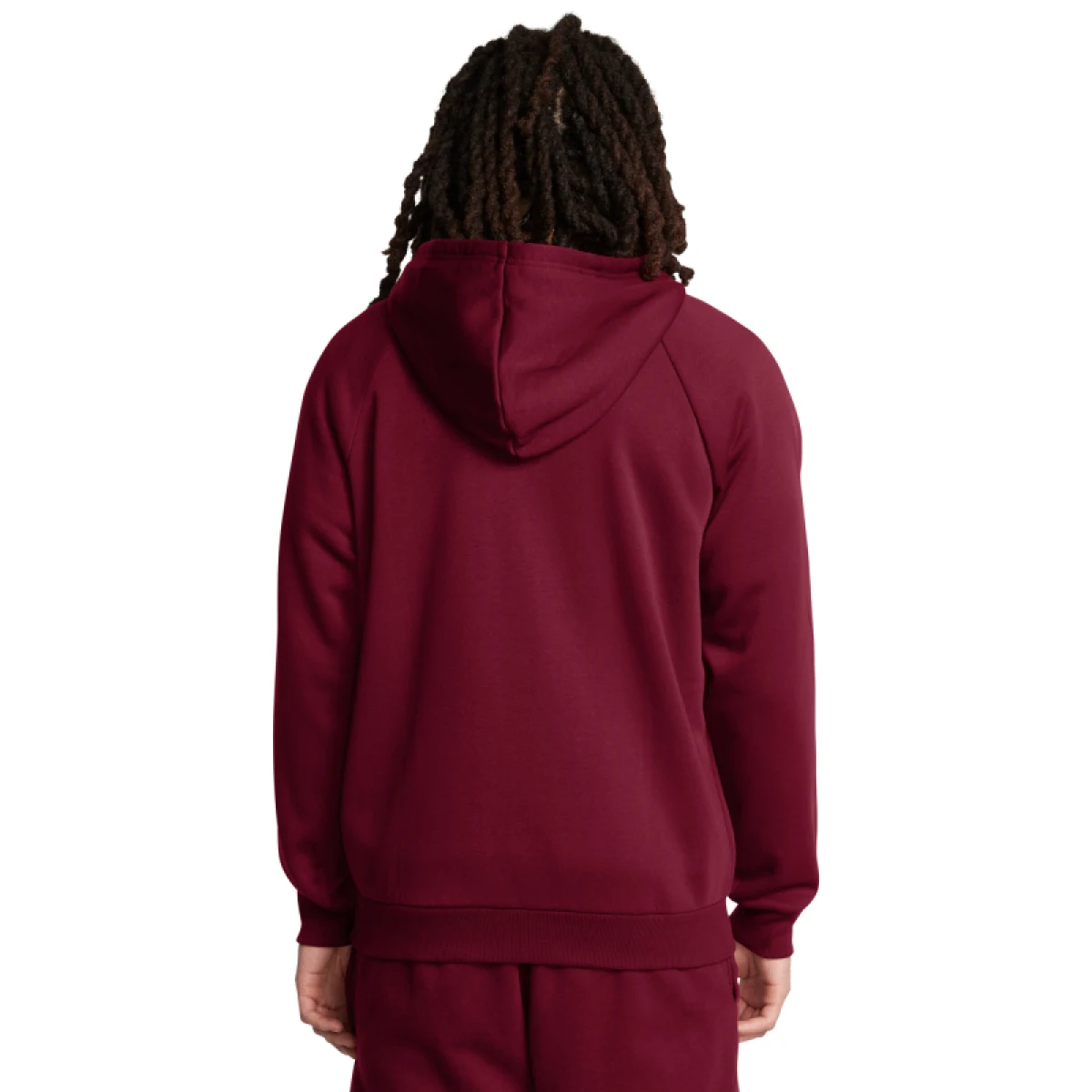Pánská zateplená mikina se zipem UNDER ARMOUR UA Rival Fleece FZ Hoodie-RED · záber 2