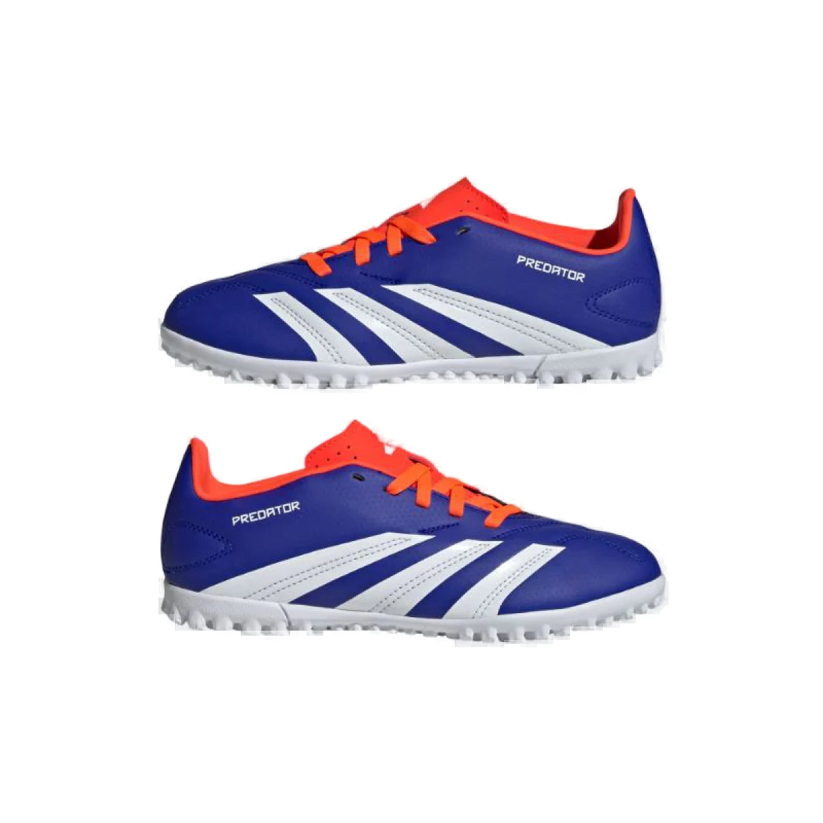 Chlapecké fotbalové kopačky turfy ADIDAS Predator Club K TF lucid blue cloud white solar red · záber 4