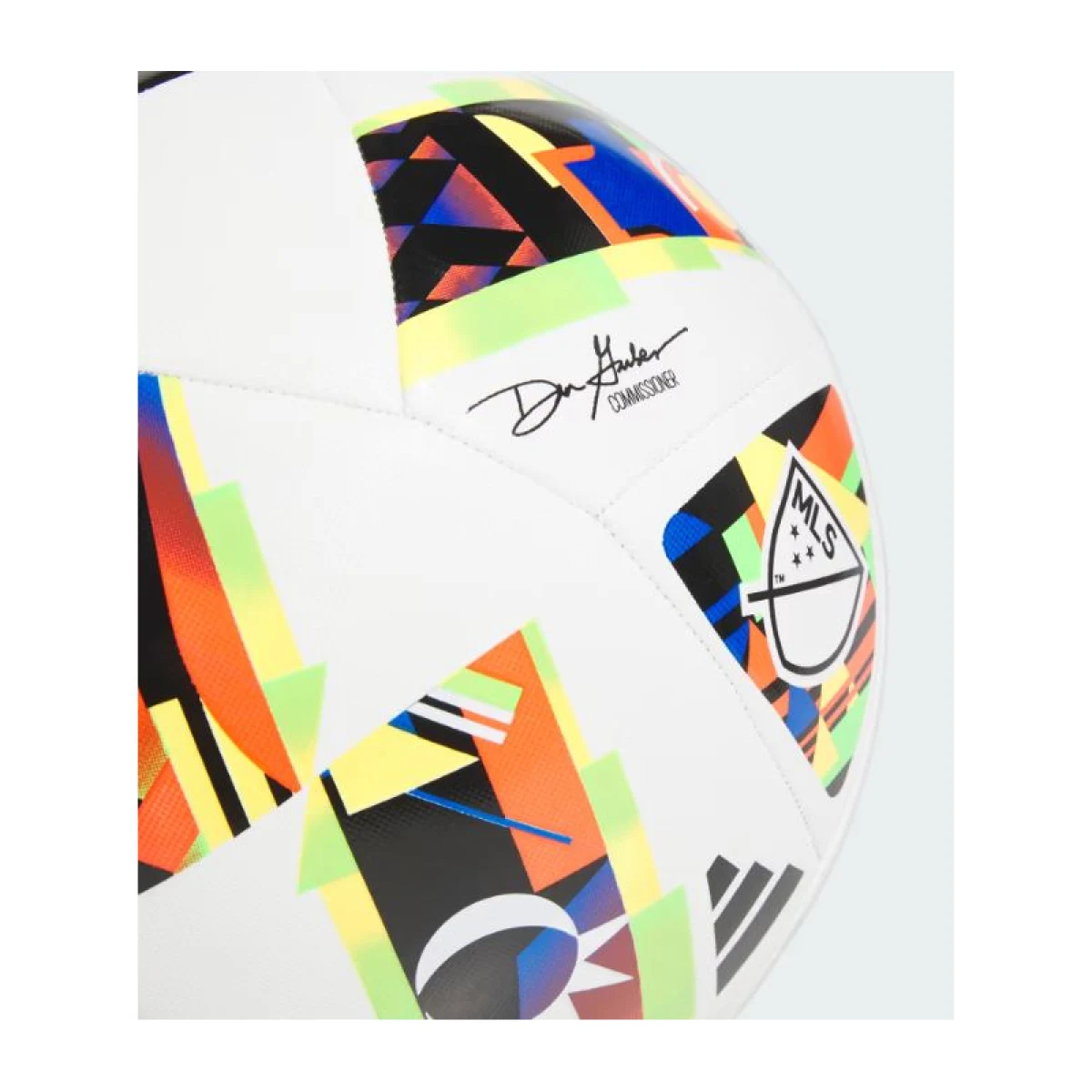 Fotbalový míč ADIDAS MLS TRN WHITE BLACK SOGOLD · záber 3