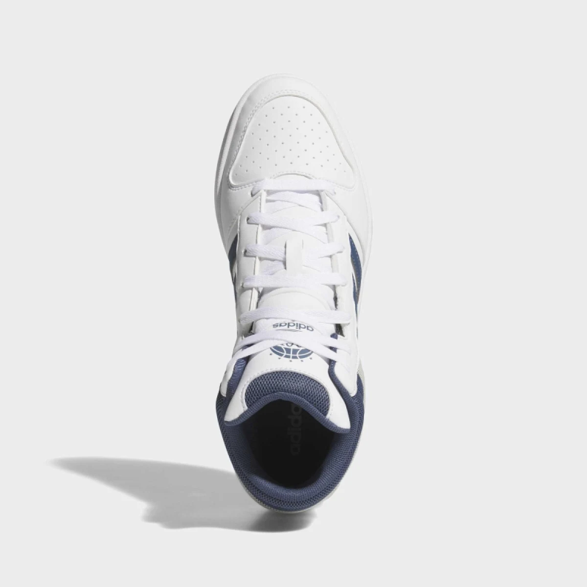 Pánska rekreačná obuv ADIDAS Hoops Mid Classic M cloud white preloved ink orbit grey · záber 3