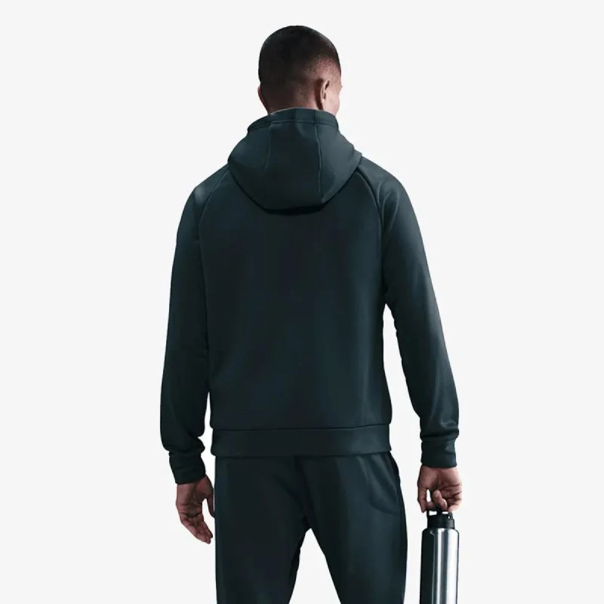 Pánska zateplená tréningová mikina s kapucňou NIKE M NK TF FLEECE PO HD GFX SEAWEED · záber 3