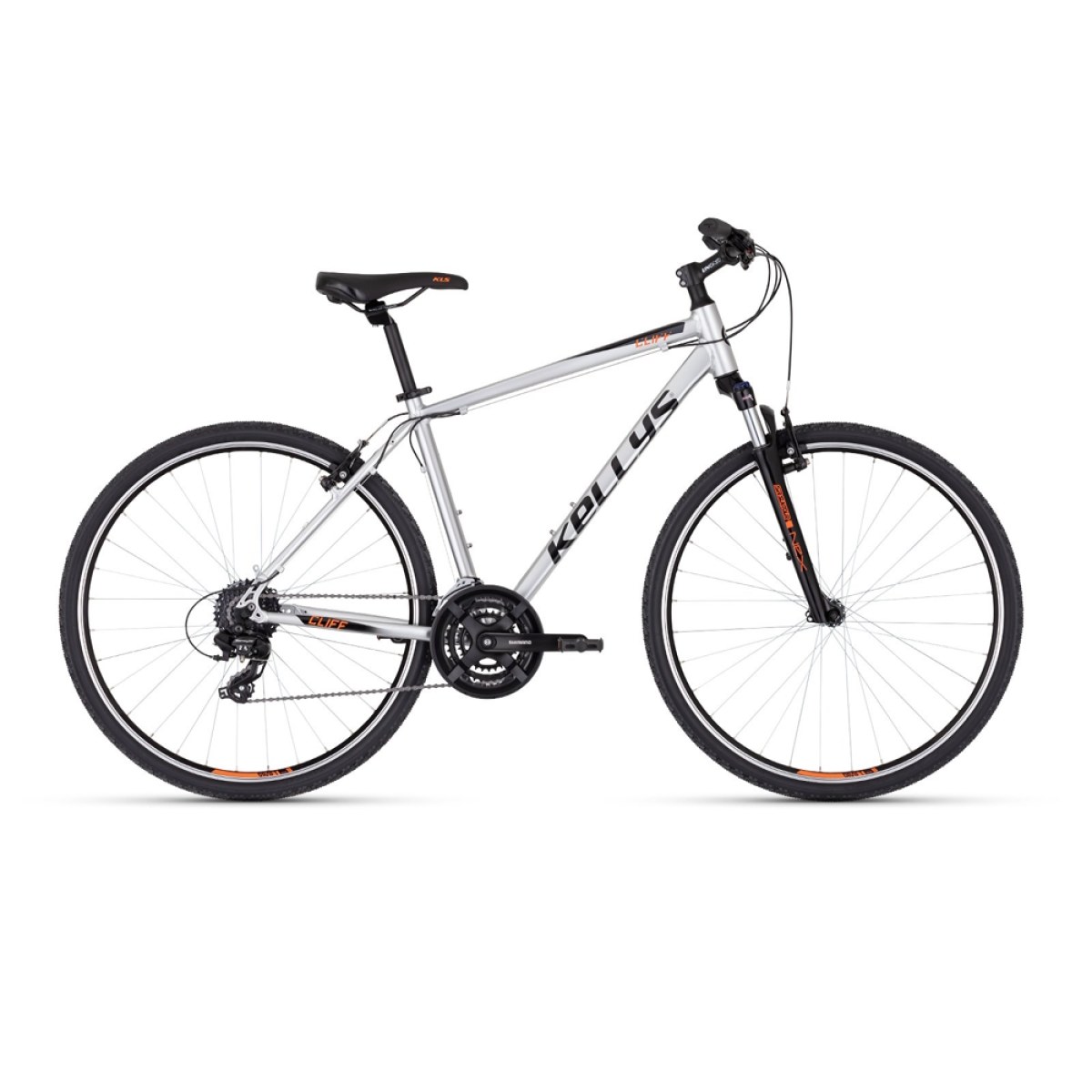 Kellys KELLYS Cliff 30 chrome grey - M (19", 165-180 cm) · záber 1
