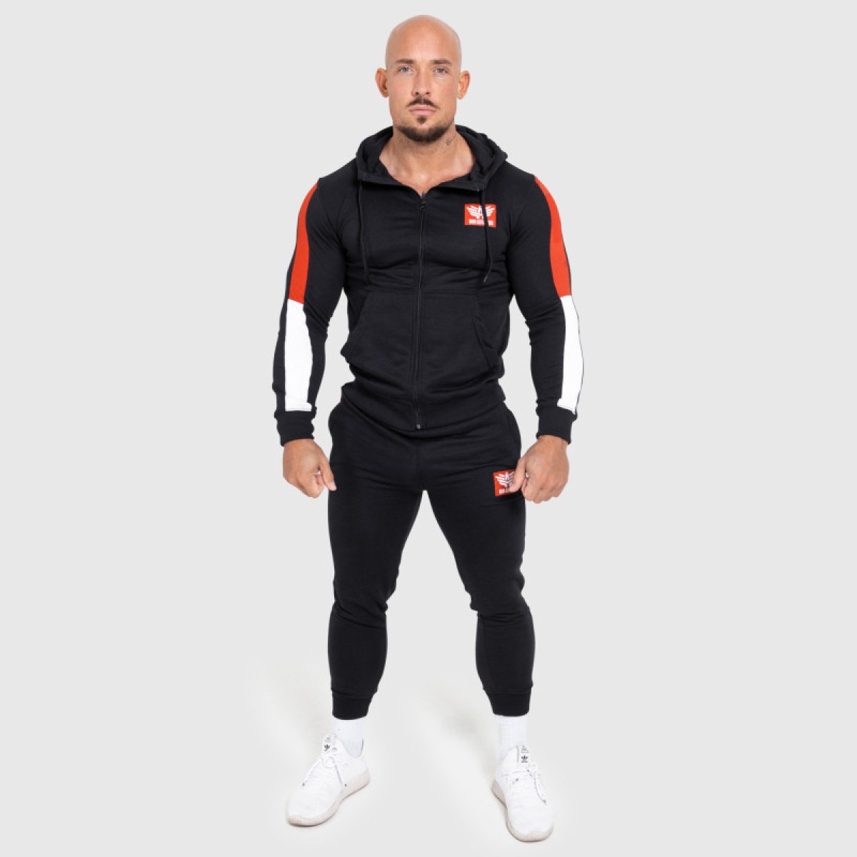 Pánska tepláková súprava Iron Aesthetics Tricolora, čierna · záber 1